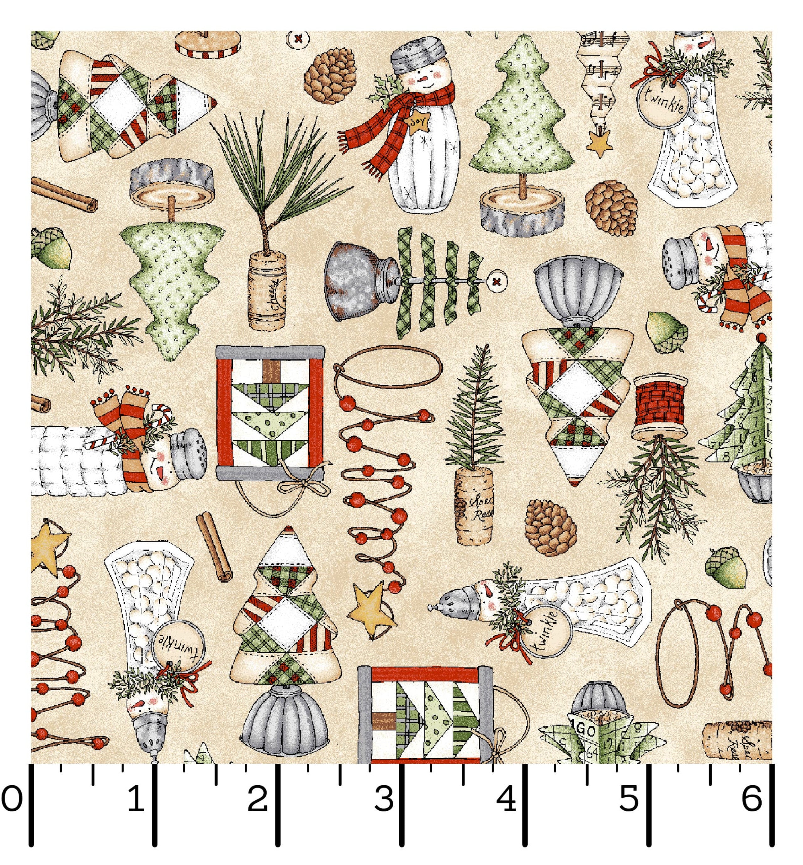 Homemade Holidays | Homemade Decorations - Cream by Kris Lammers for Maywood Studio | MAS10551-E