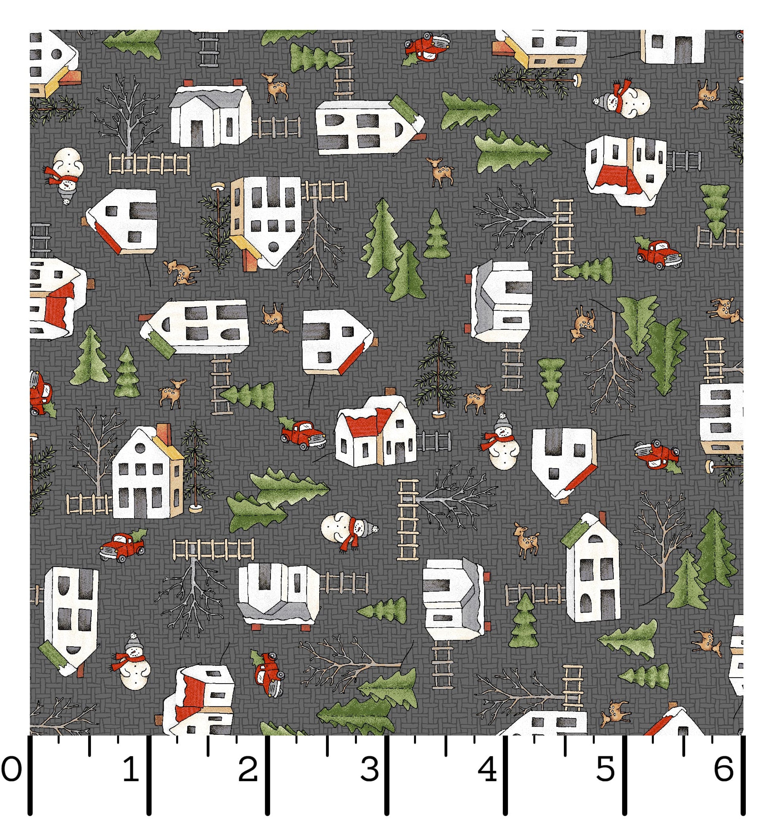 Homemade Holidays | Homemade Village - Grey by Kris Lammers for Maywood Studio | MAS10553-K