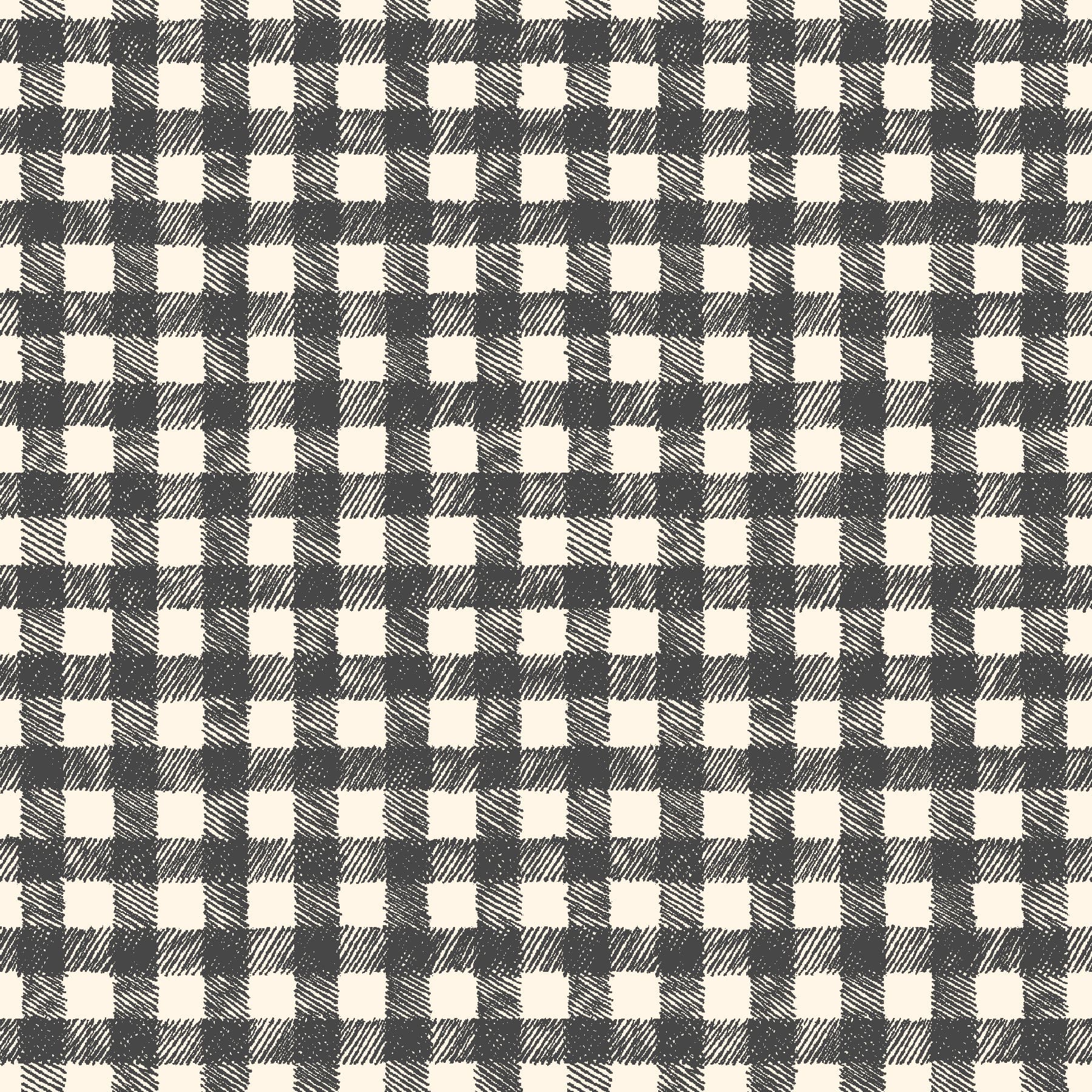 Homemade Holidays | Woven Check - Grey by Kris Lammers for Maywood Studio | MAS10557-K