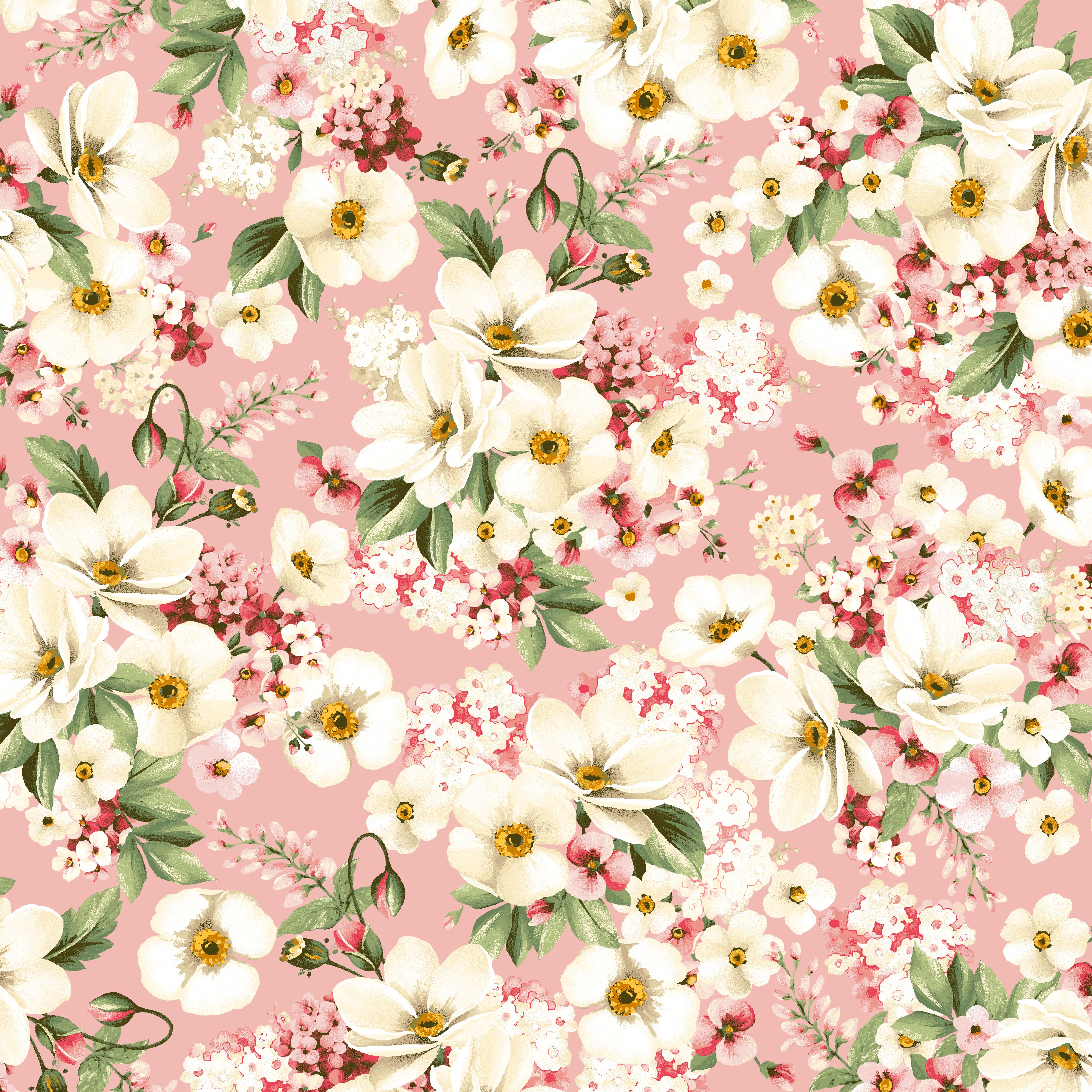 Windflower | Main Flower - Pink by Maywood Studio | MAS10640-P