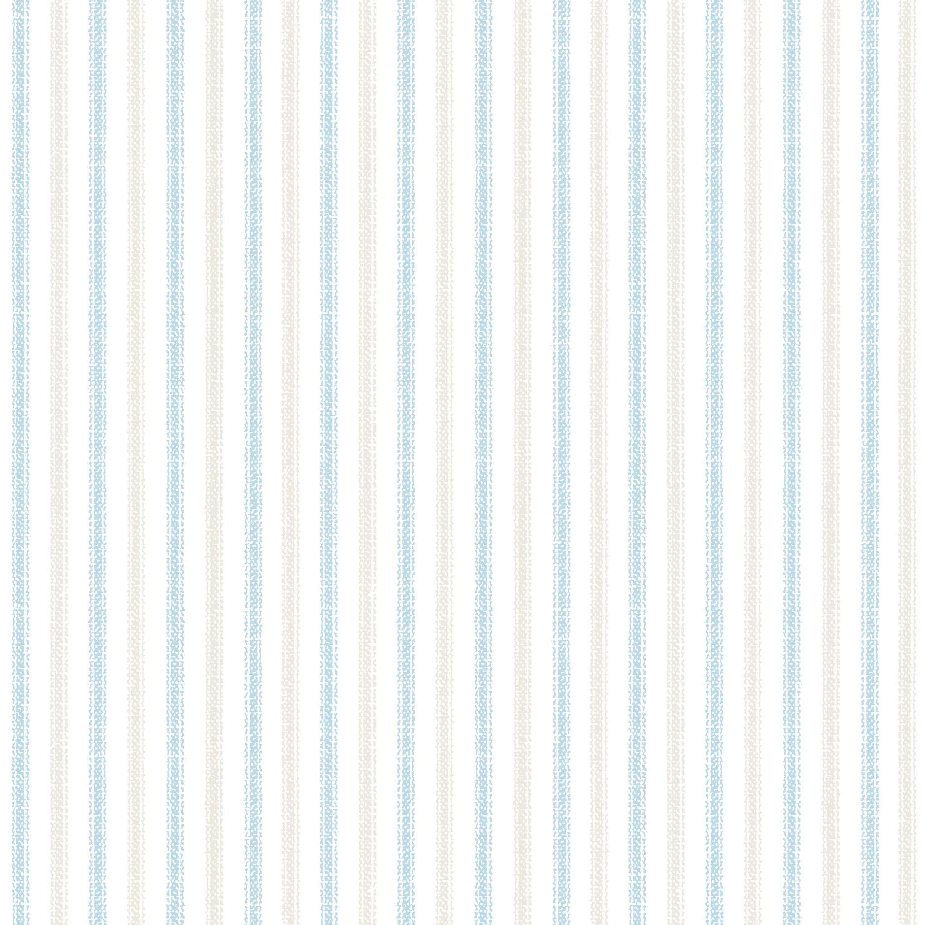 One Snowy Day | Blue/Ecru Stripe by Hannah Dale for Maywood Studio | MASD10380-BE