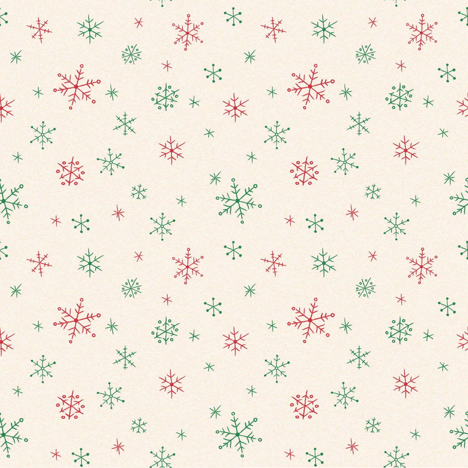 Merry Melody | Ditsy Snowflakes by Lesa Marino for P&B Textiles | MMEL5438-E