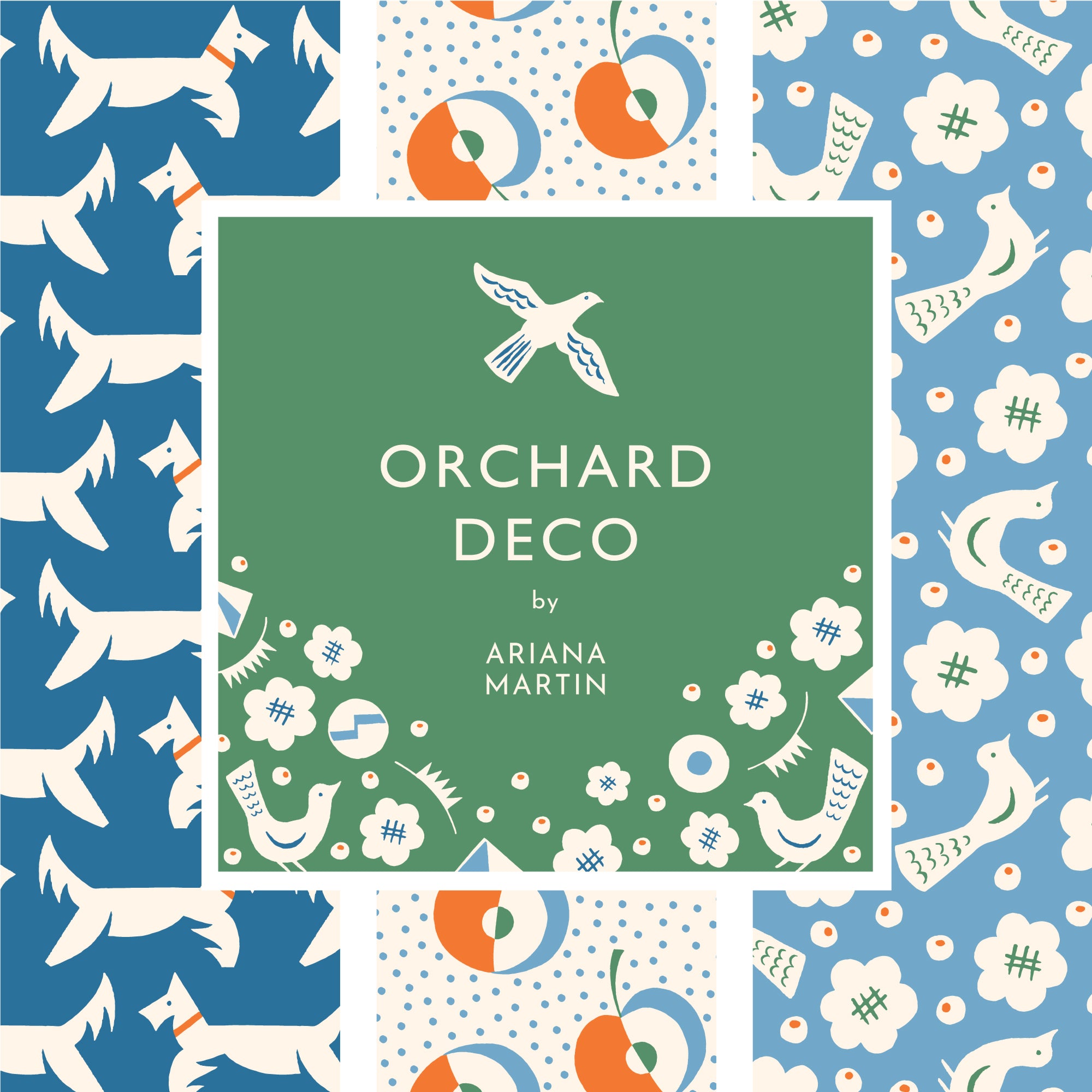 Orchard Deco | Holly Tree Green by Ariana Martin for Cloud9 | 227943 | 100% Organic Cotton