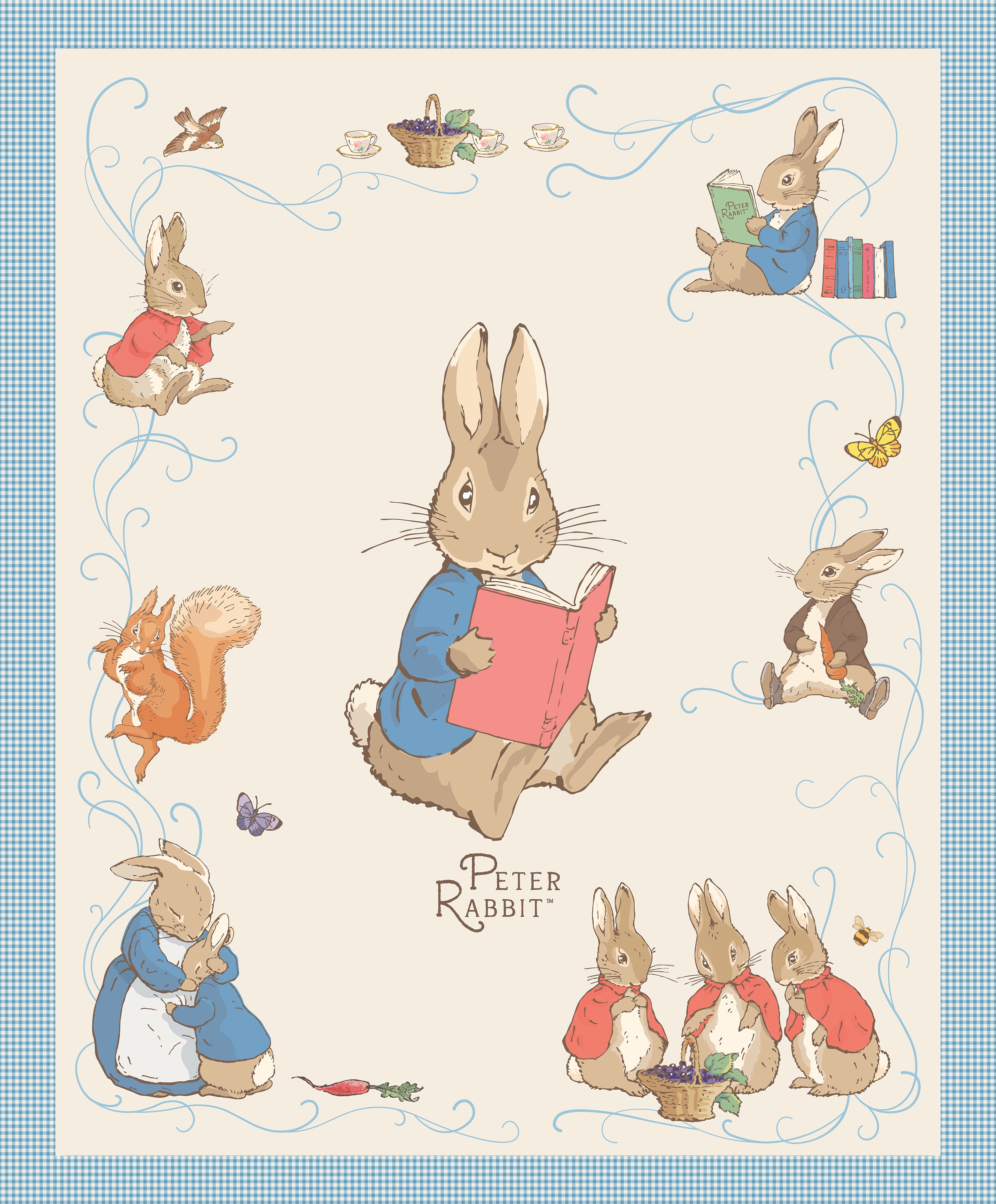 The Tale of Peter Rabbit | 36" Panel by Beatrix Potter for Riley Blake | P14706-PANEL