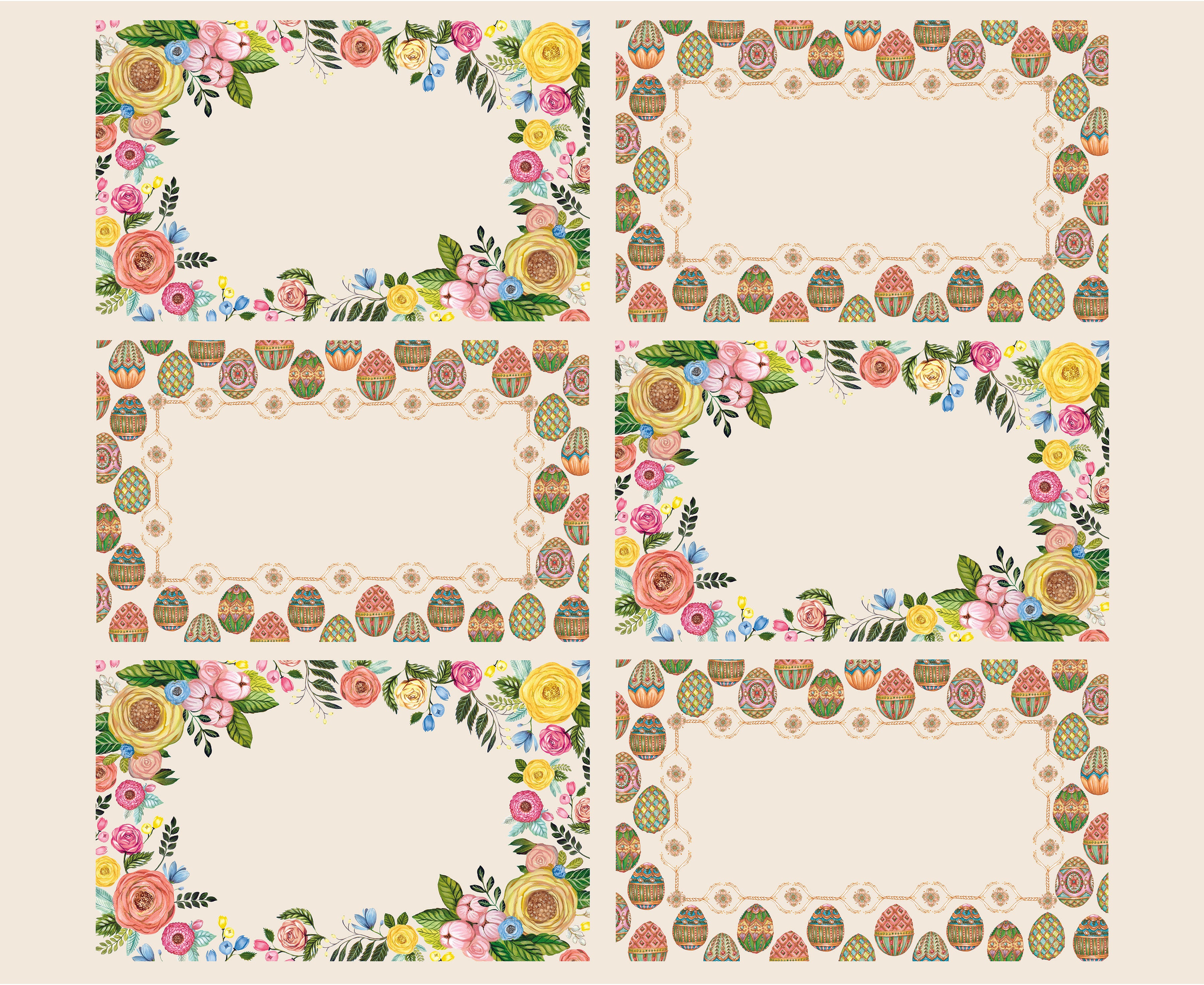 Sweet Spring | Easter Placemat Panel by Hester & Cook for Riley Blake   PD15805-PANEL