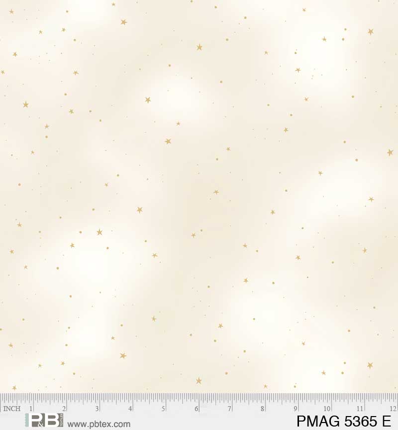 Practical Magic | Starry Sky Eggshell by Jacqueline Wild for P&B Textiles | PMAG5365-E