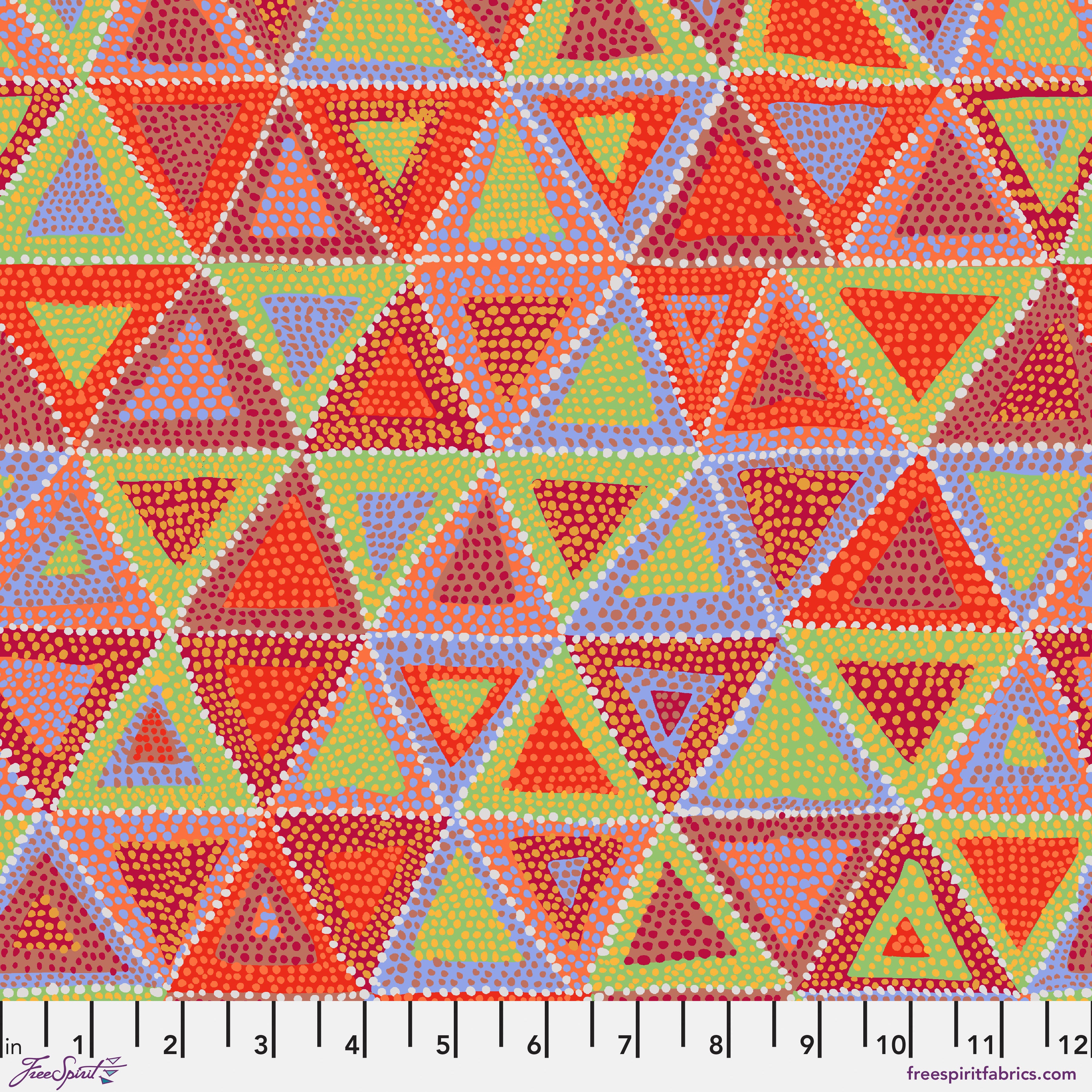 Vintage | Beaded Tents - Autumn by Kaffe Fassett Collective for Free Spirit