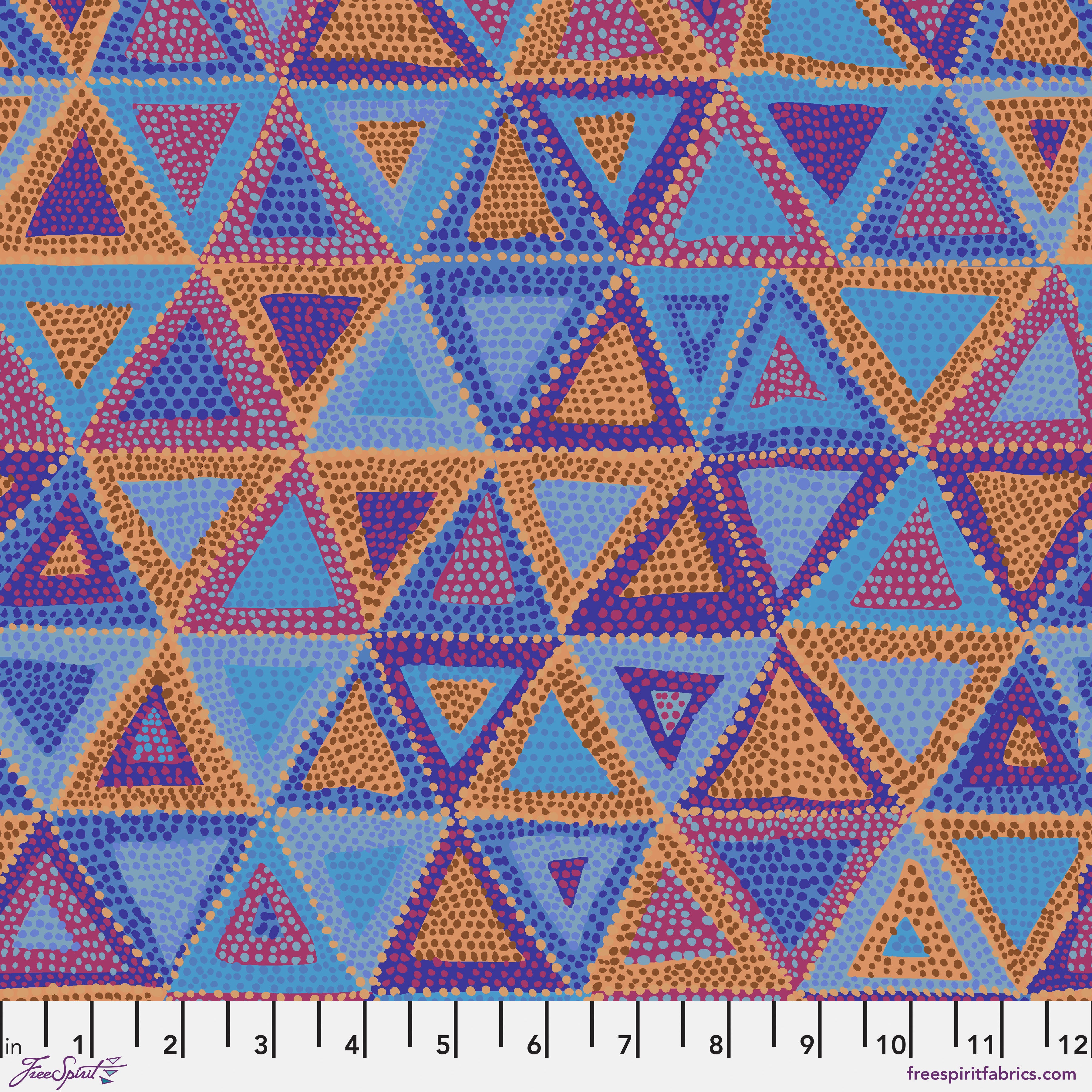 Vintage | Beaded Tents - Dusk by Kaffe Fassett Collective for Free Spirit