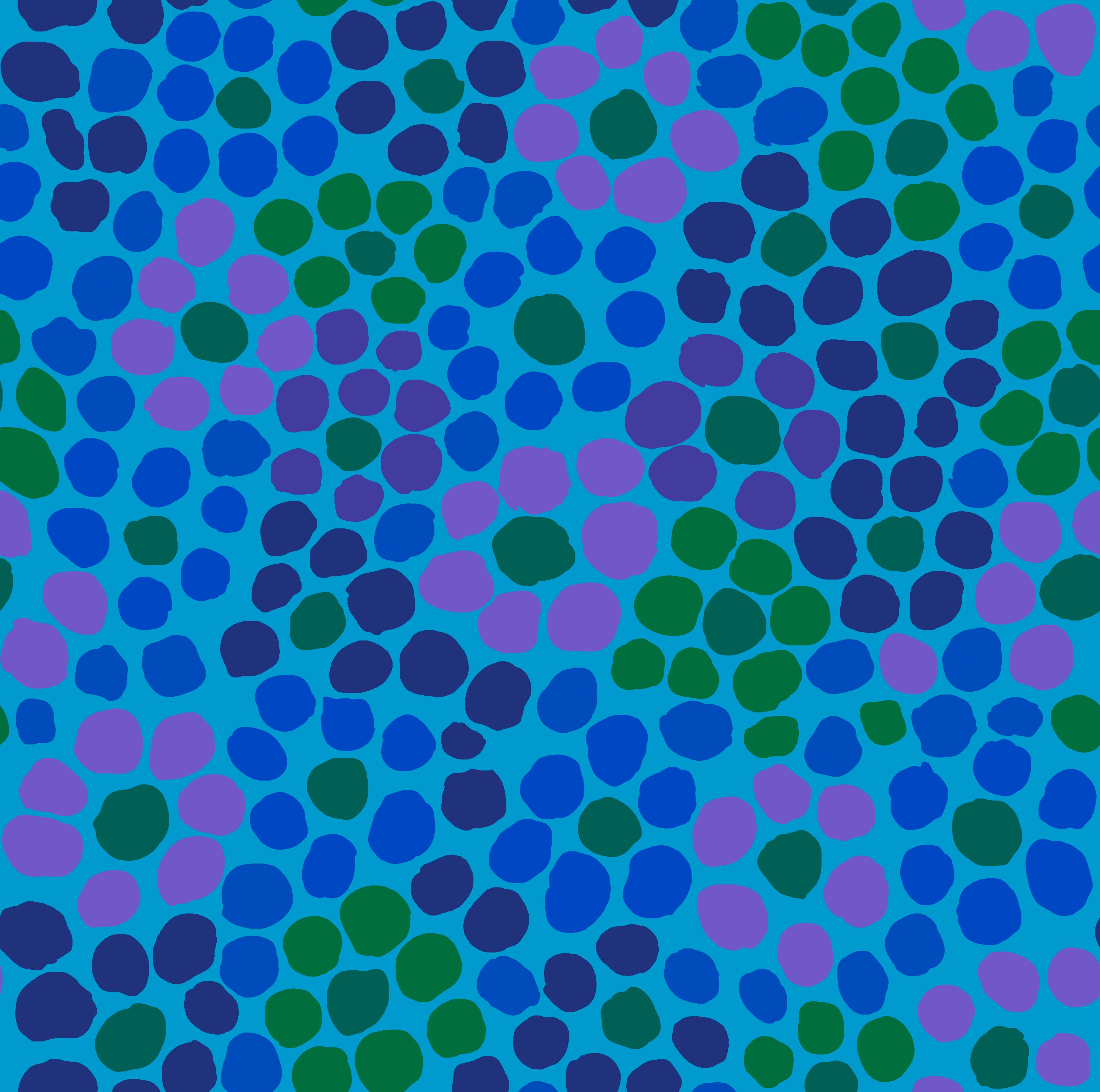 Stash | Flower Dot - Blue by Brandon Mably for Kaffe Fassett Collective | PWBM077.BLUE