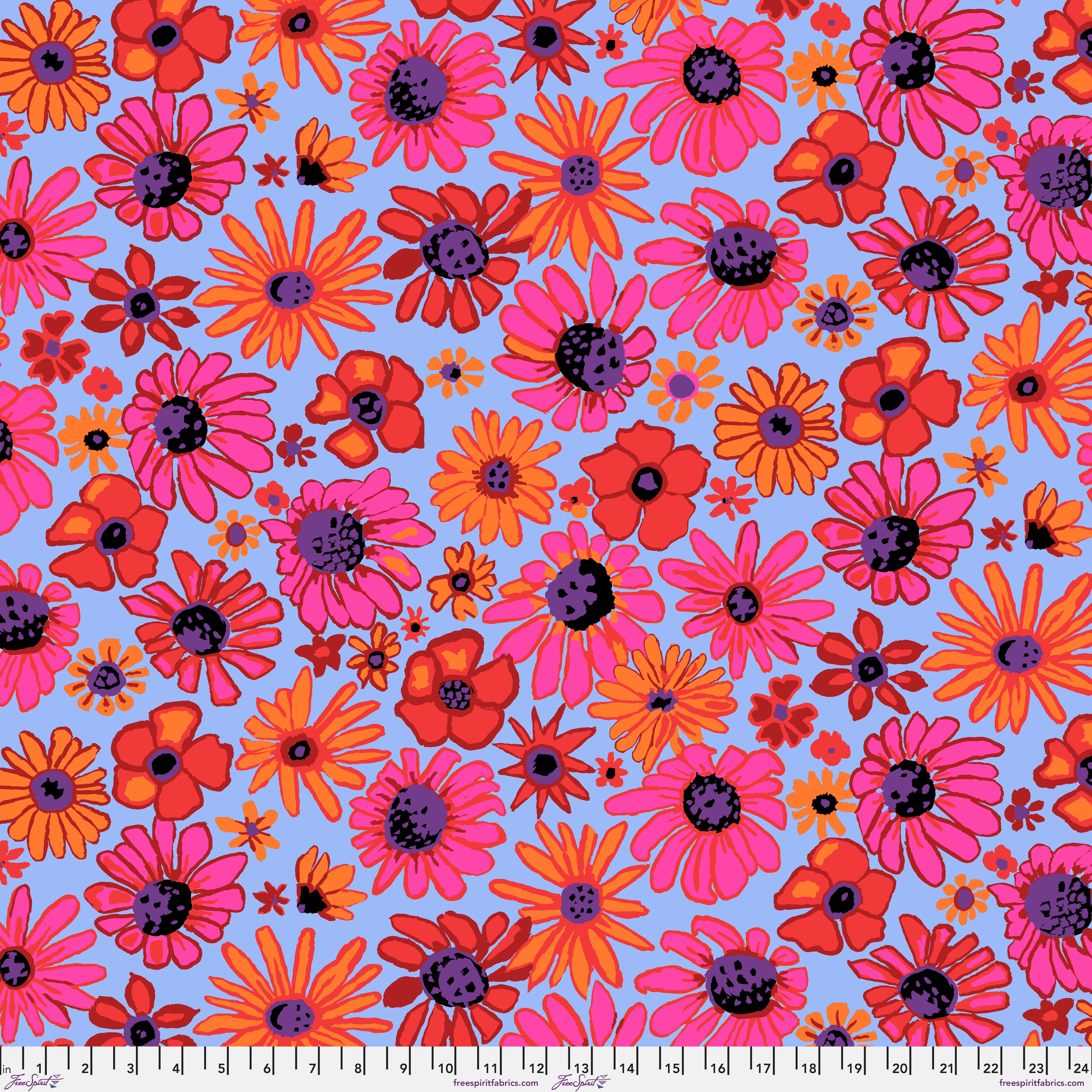 August 2024 | Bloomers - Lilac by Brandon Mably for the Kaffe Fassett Collective | PWBM093.LILAC