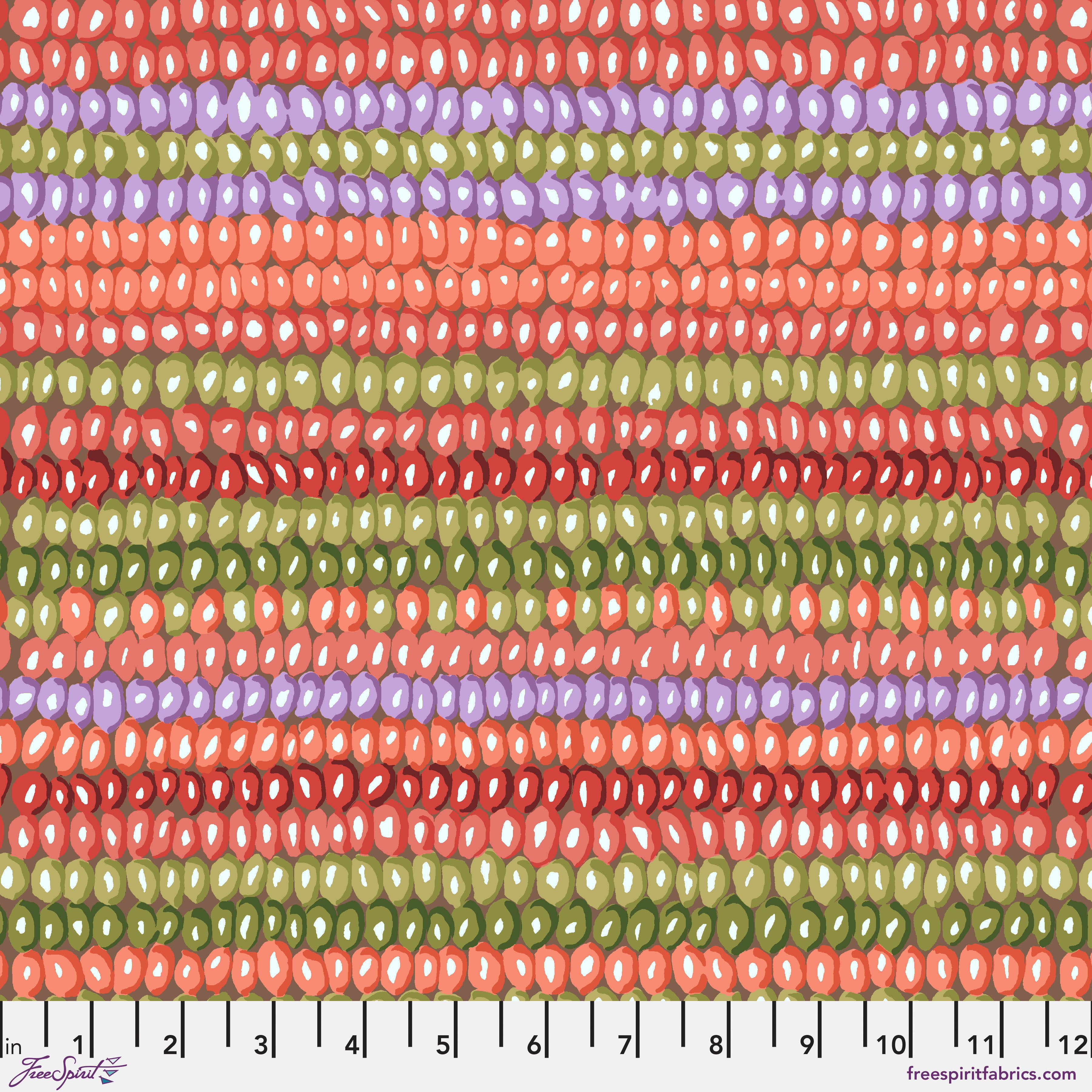 Vintage | Bead Stripe - Jungle by Kaffe Fassett Collective for Free Spirit