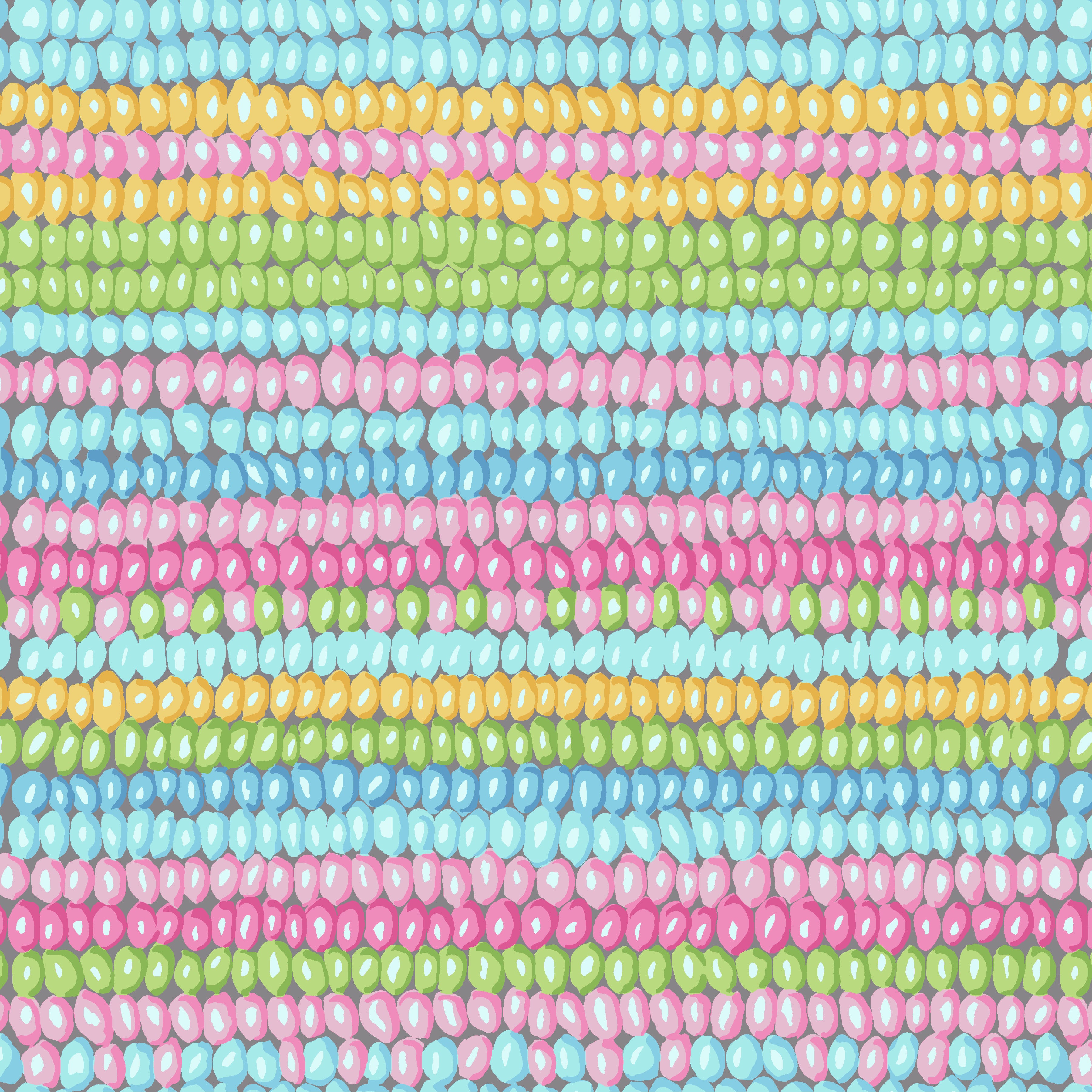Vintage | Bead Stripe - Pastel by Kaffe Fassett Collective for Free Spirit