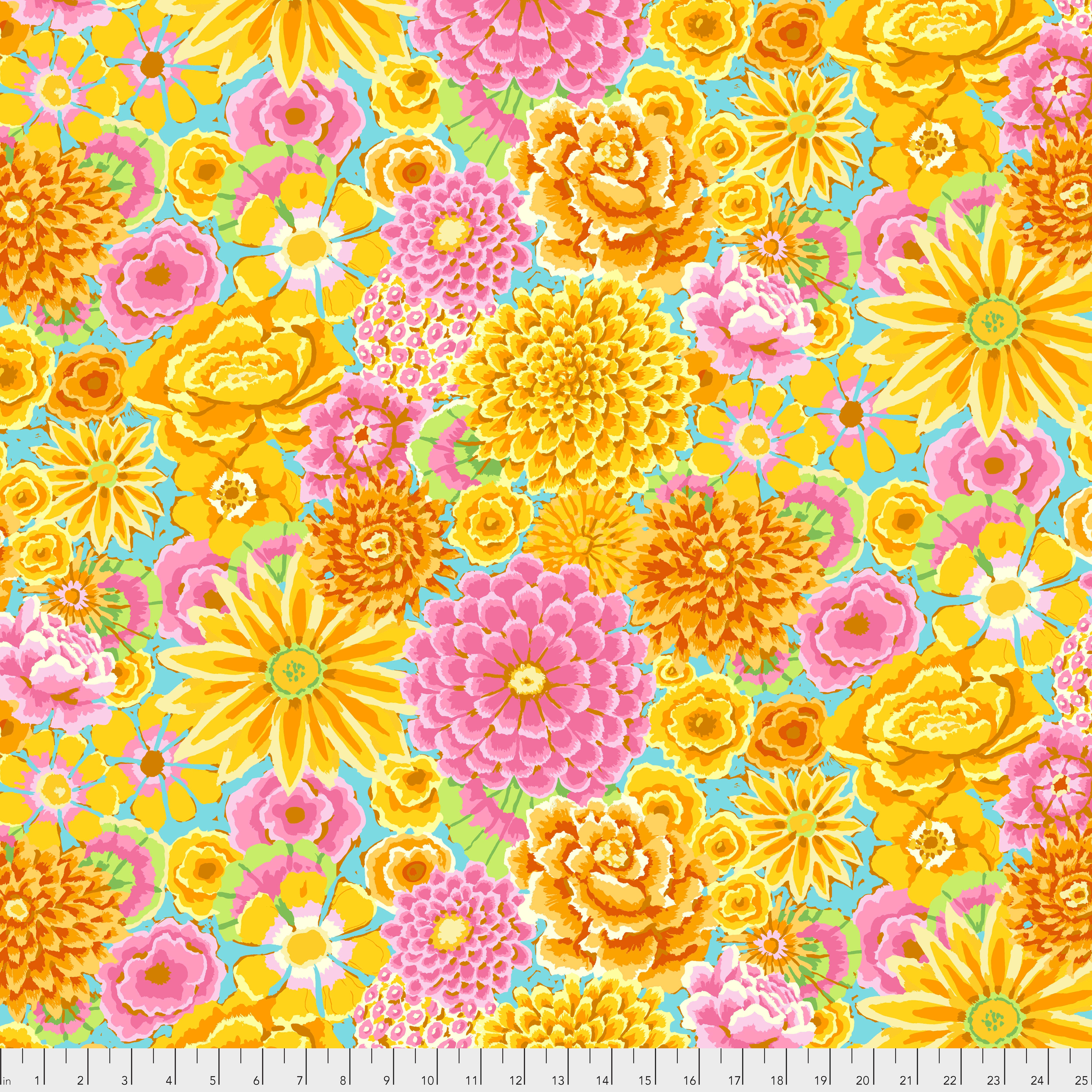 Stash | Enchanted Yellow by Kaffe Fassett Collective for Free Spirit