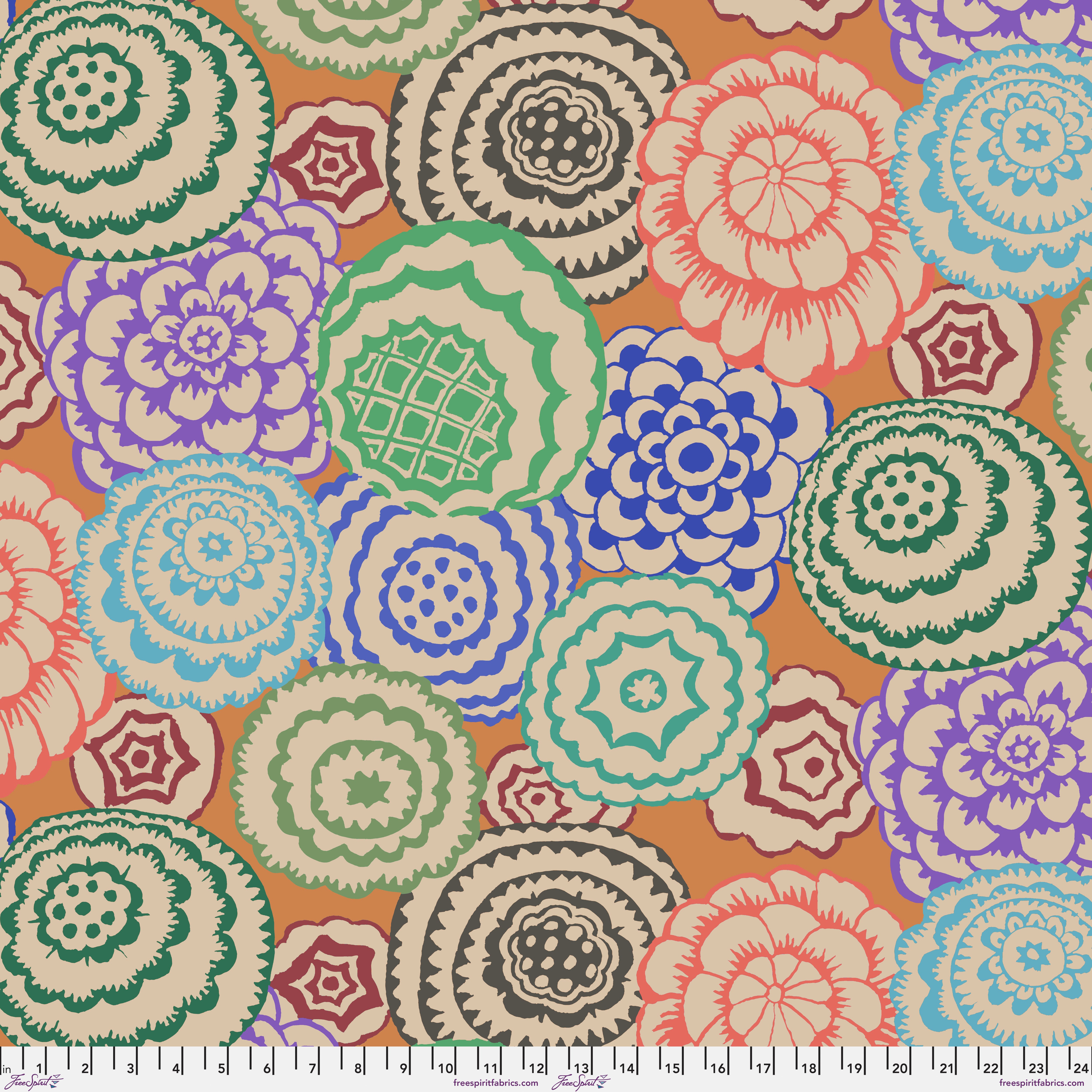 February 2024 | Deco - Antique by Kaffe Fassett for Free Spirit