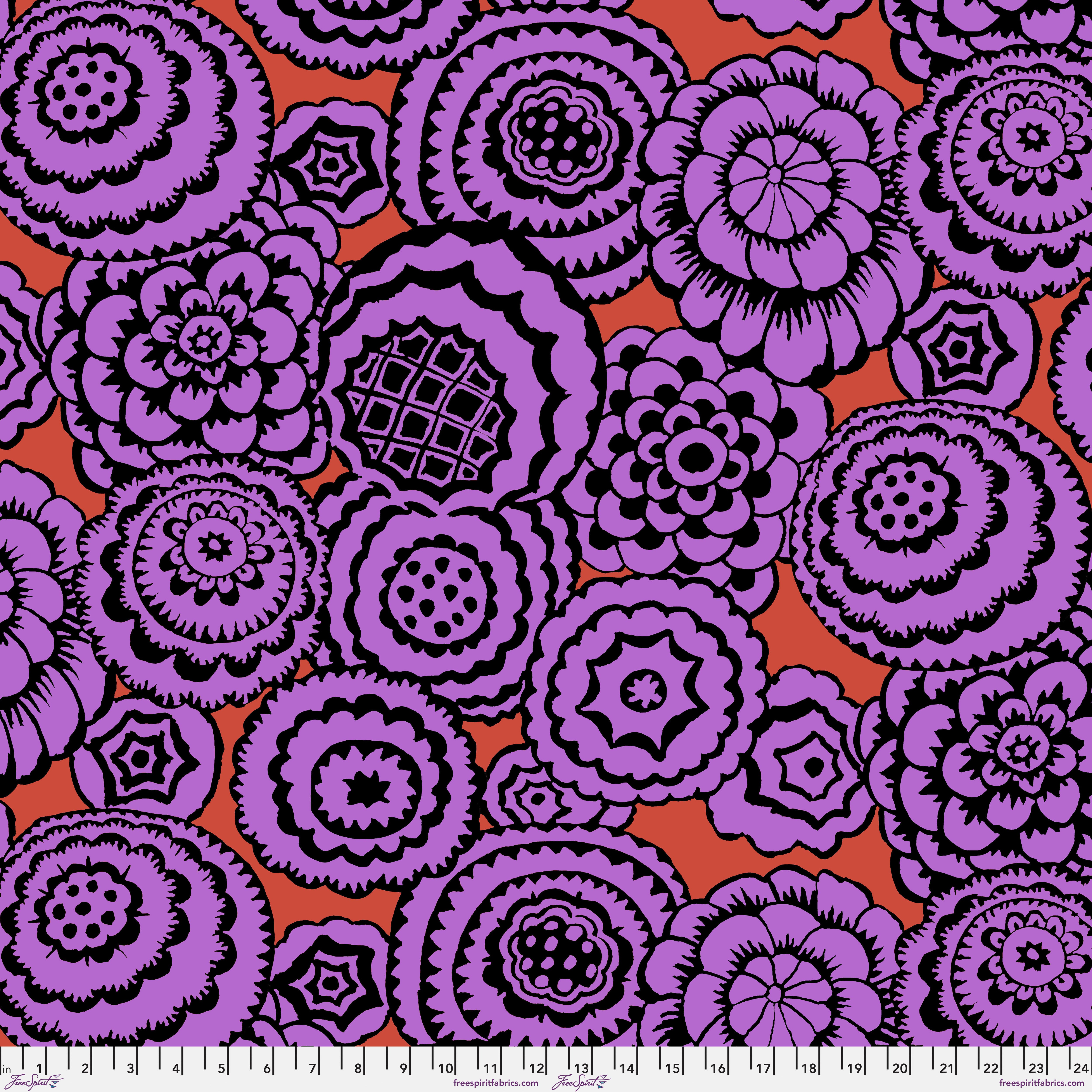 February 2024 | Deco - Dark by Kaffe Fassett for Free Spirit