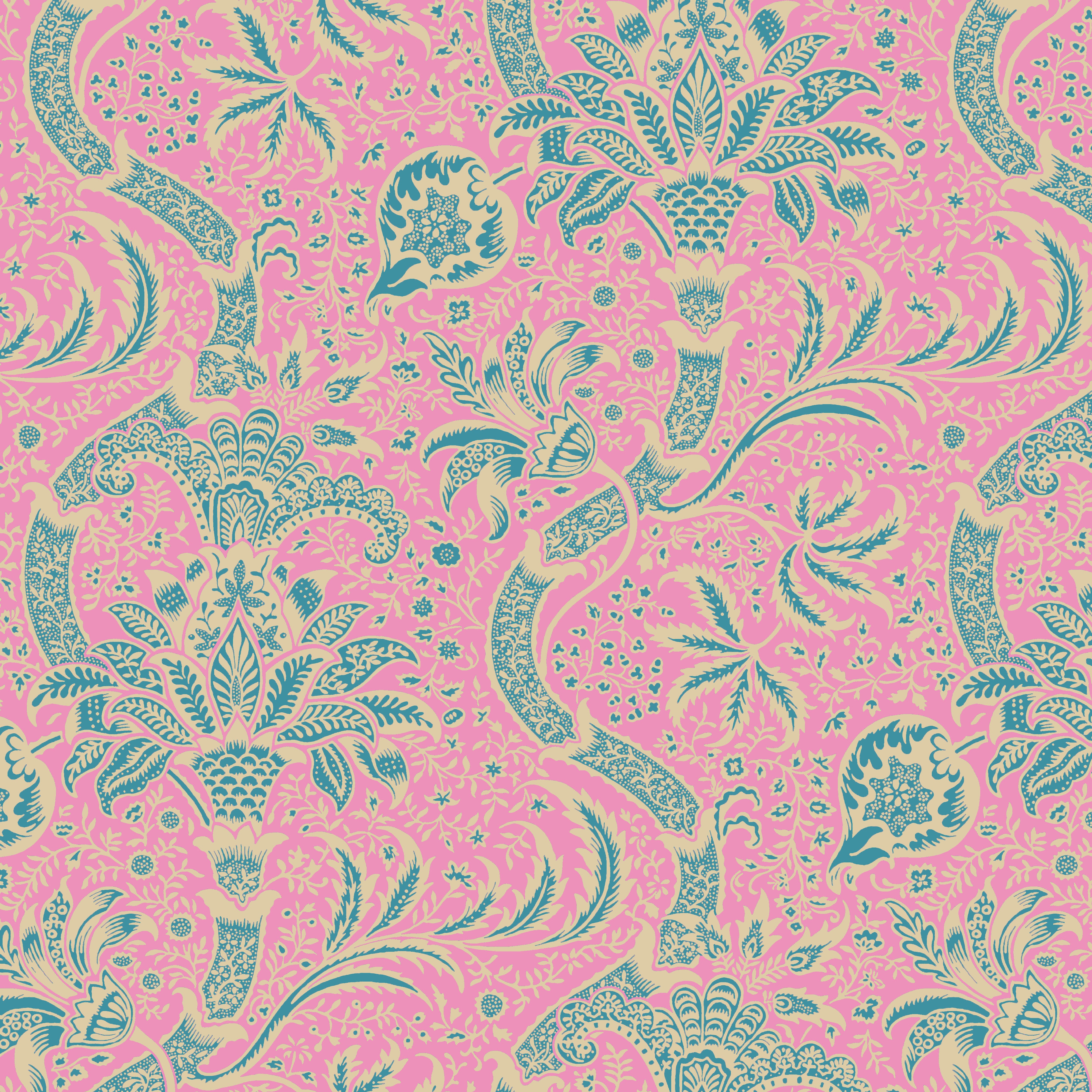 Kaffe Fassett x Morris & Co. | Indian - Opera by Free Spirit Fabrics | PWKW005.OPERA