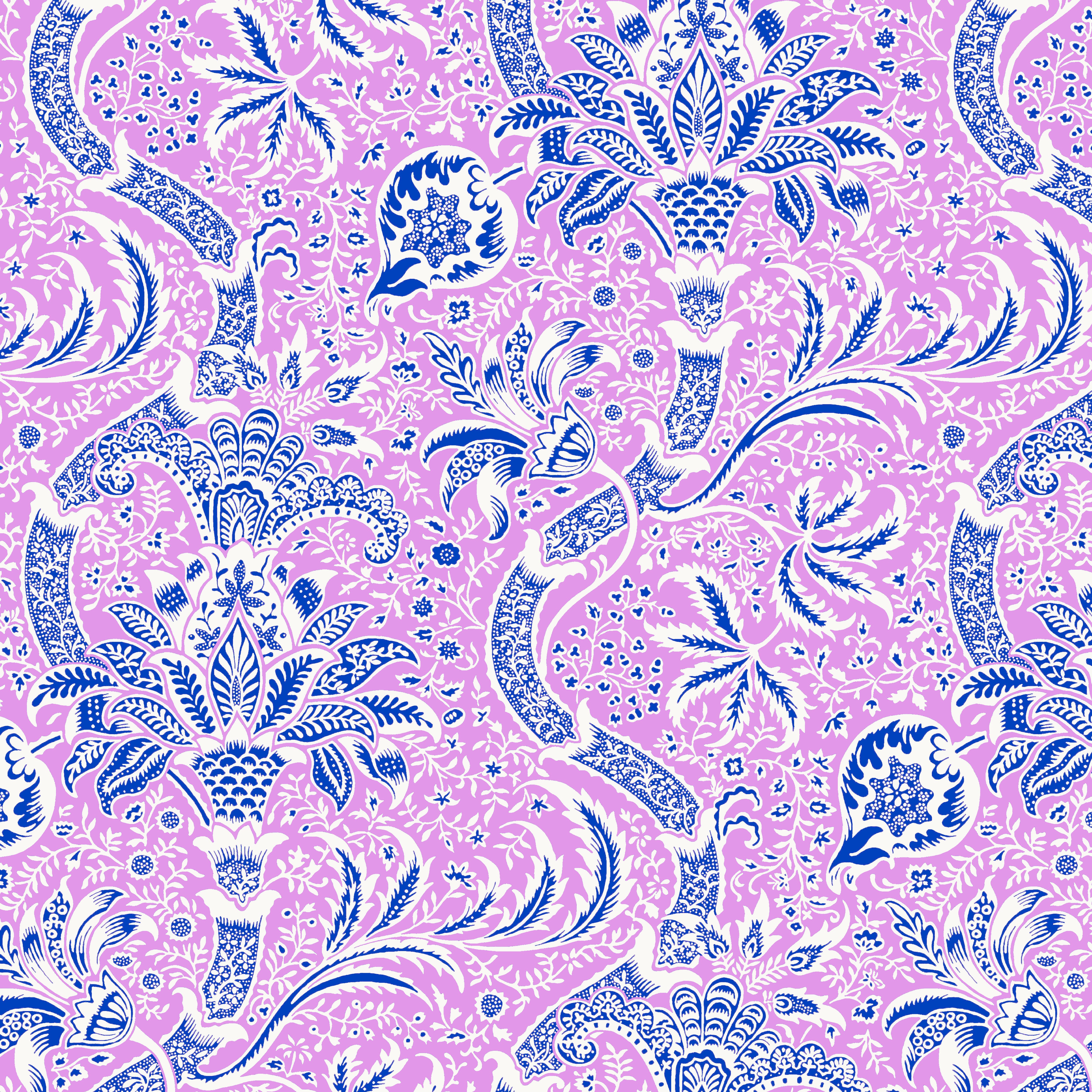 Kaffe Fassett x Morris & Co. | Indian - Pink by Free Spirit Fabrics | PWKW005.PINK