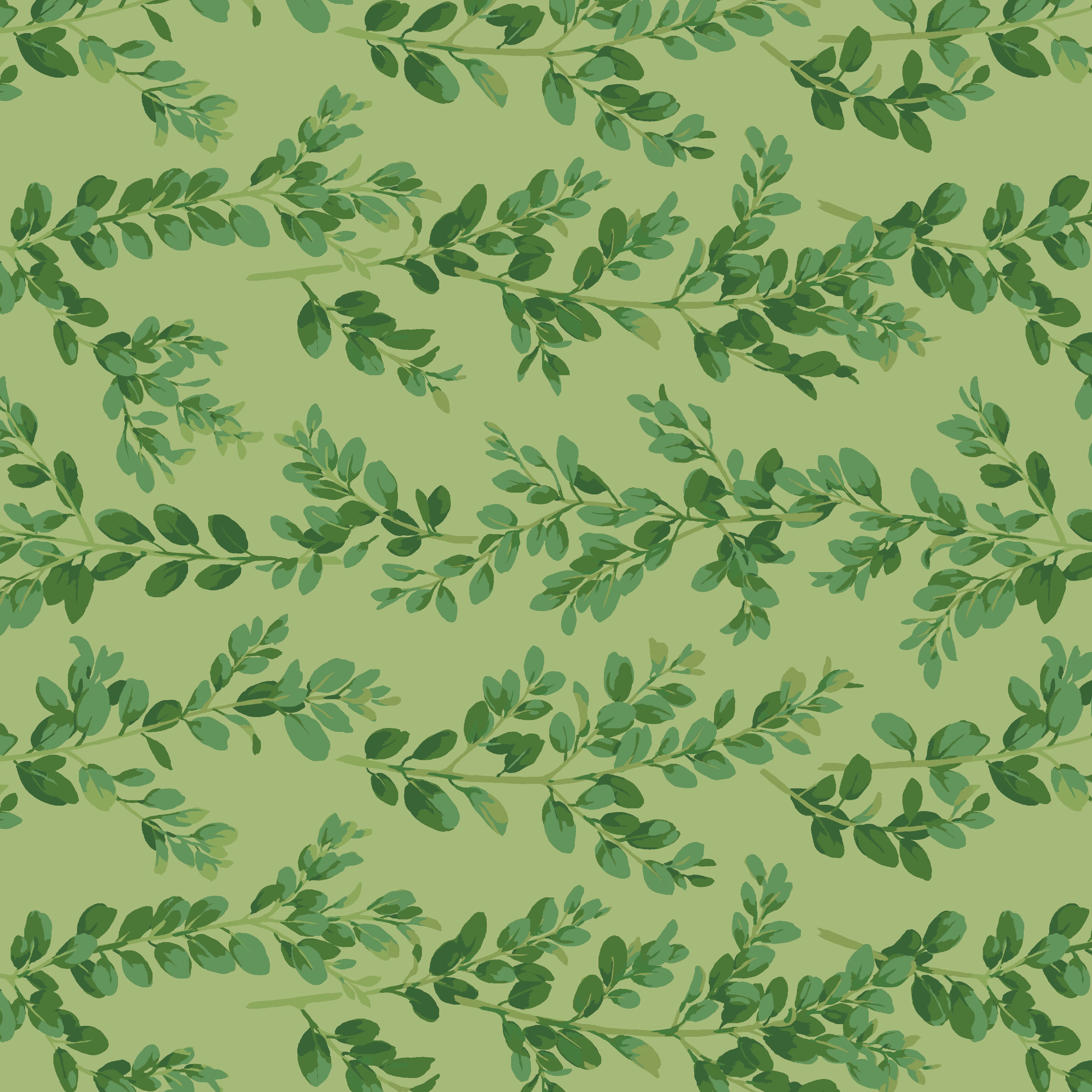 Winterberry | Boxwood - Green by Martha Negley for Free Spirit | PWMN036.GREEN