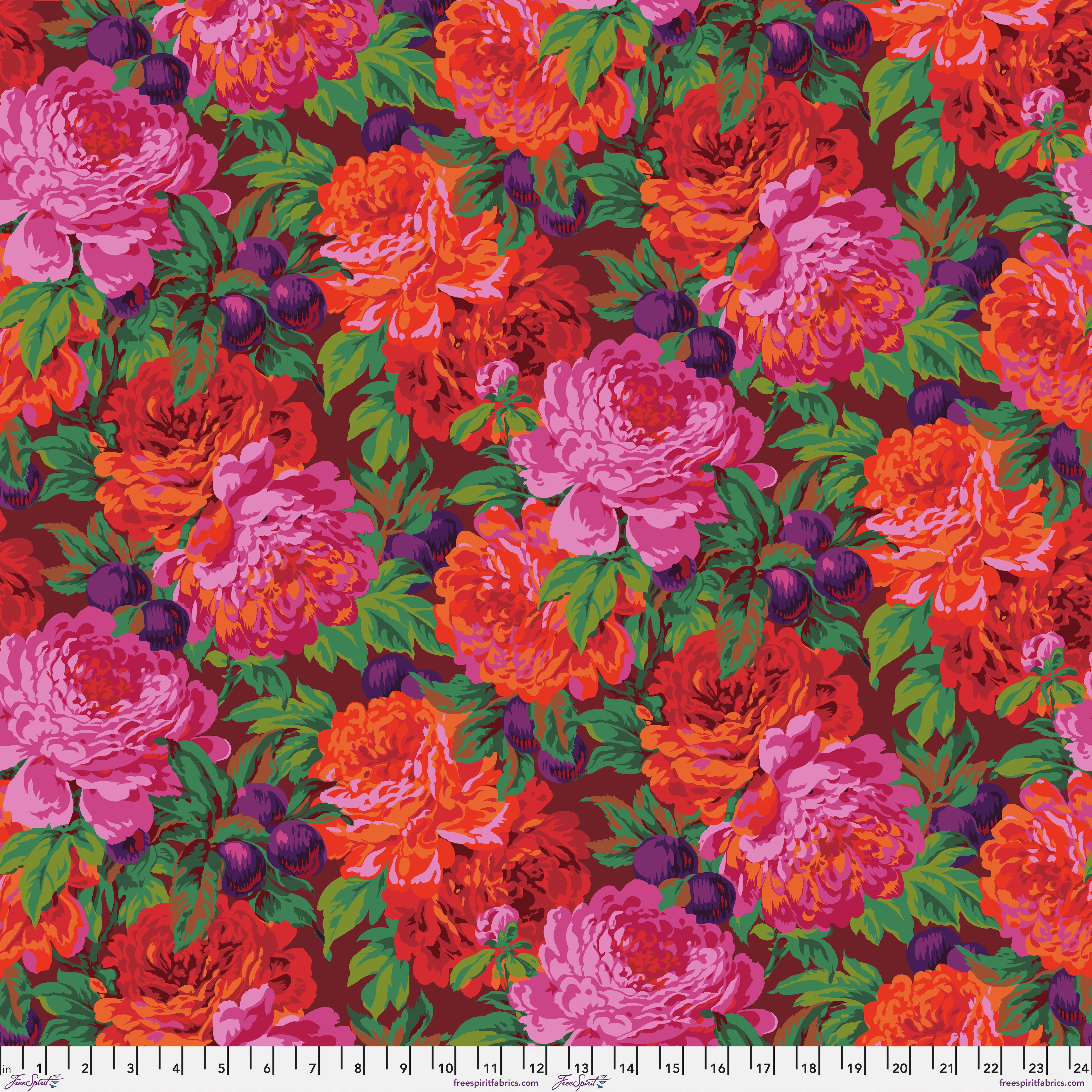 Stash | Luscious - Magenta by Kaffe Fassett Collective for Free Spirit | PWPJ011.MAGEN