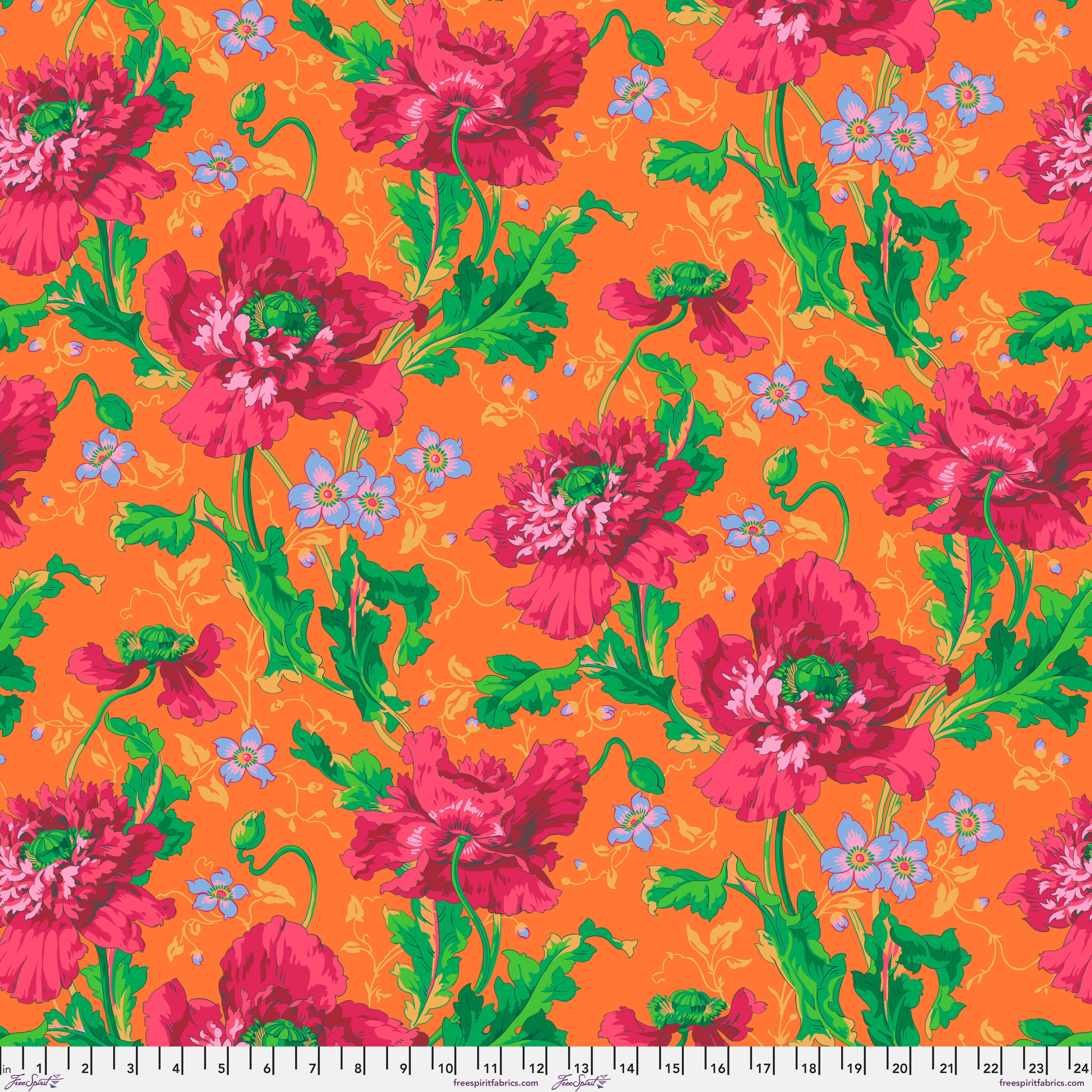 August 2024 | Papaver - Red by Philip Jacobs for the Kaffe Fassett Collective | PWPJ127.RED