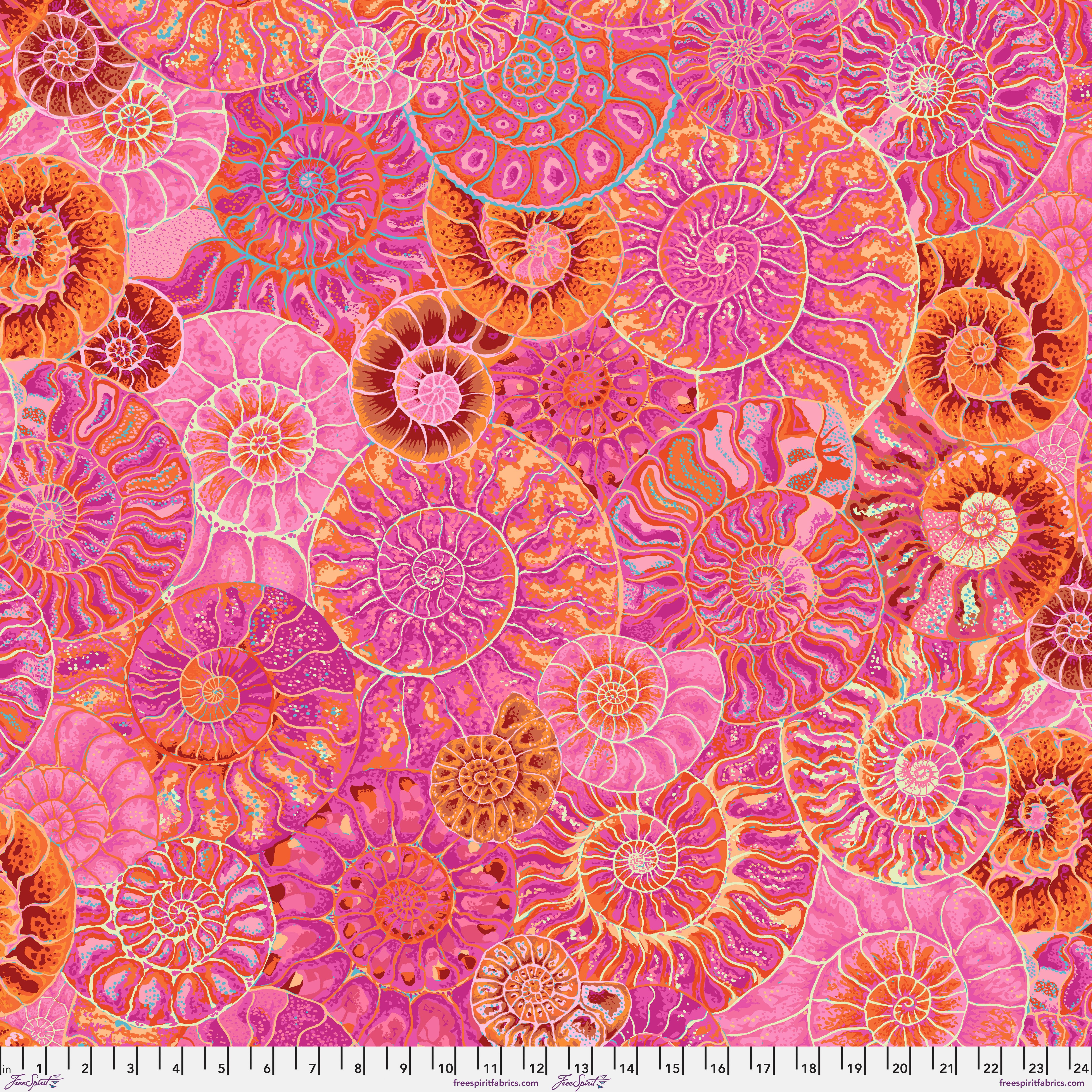 August 2024 | Ammonites - Pink by Philip Jacobs for the Kaffe Fassett Collective | PWPJ128.PINK