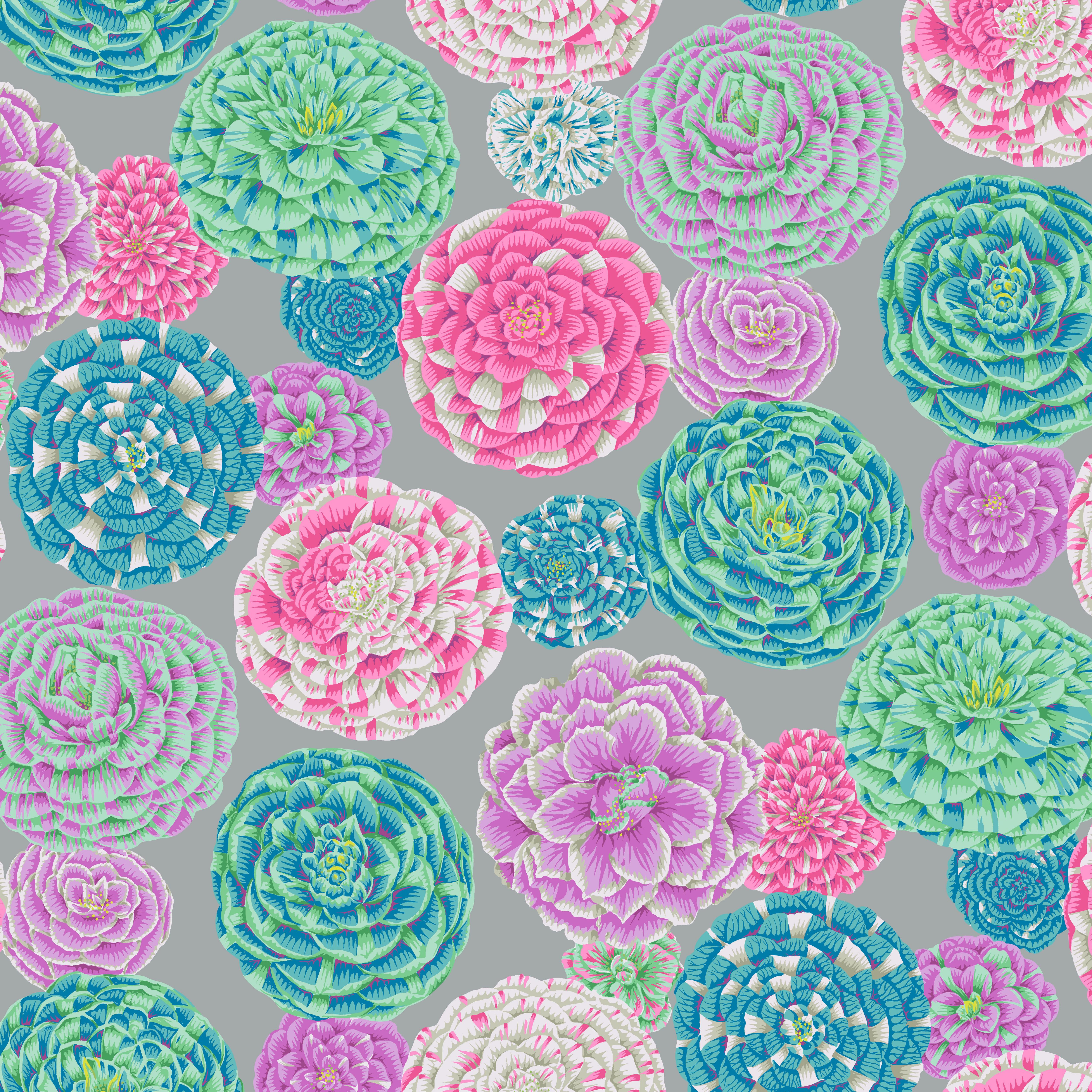 August 2024 | Japonica - Pastel by Philip Jacobs for the Kaffe Fassett Collective | PWPJ130.PASTEL