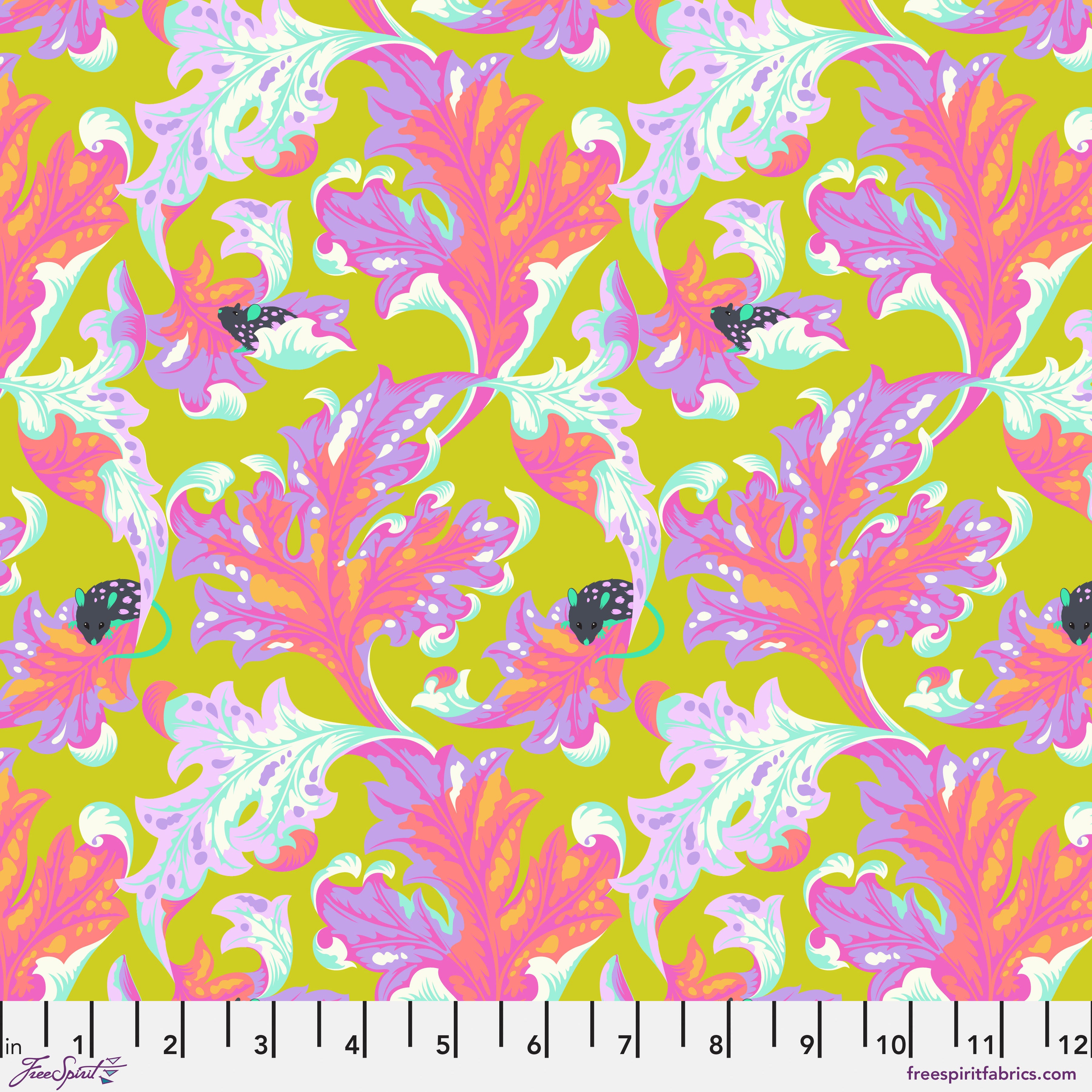 Tabby Road | Eek Elektroberry by Tula Pink | Quilting Cotton