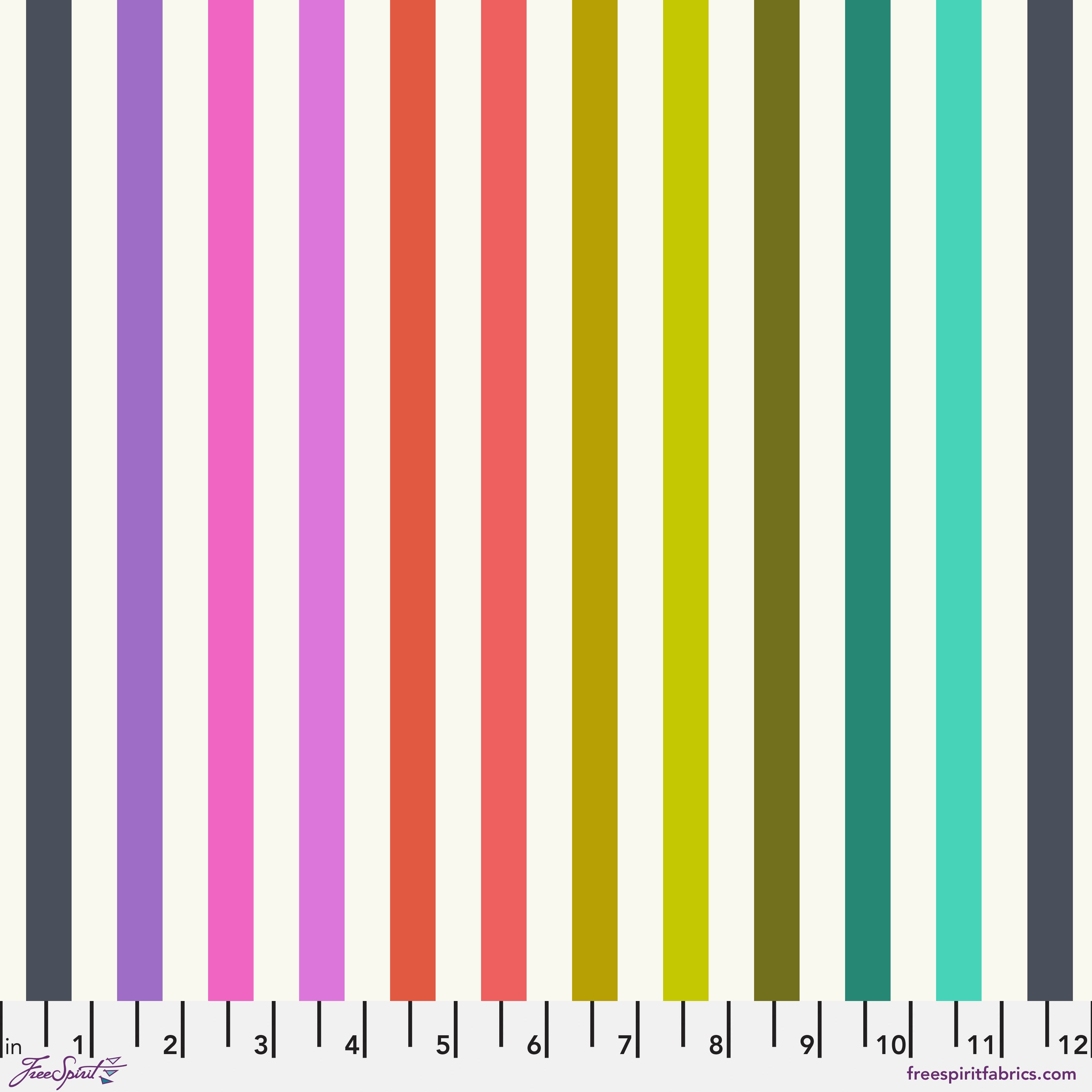 Tabby Road | Disco Stripe Prism by Tula Pink | Quilting Cotton