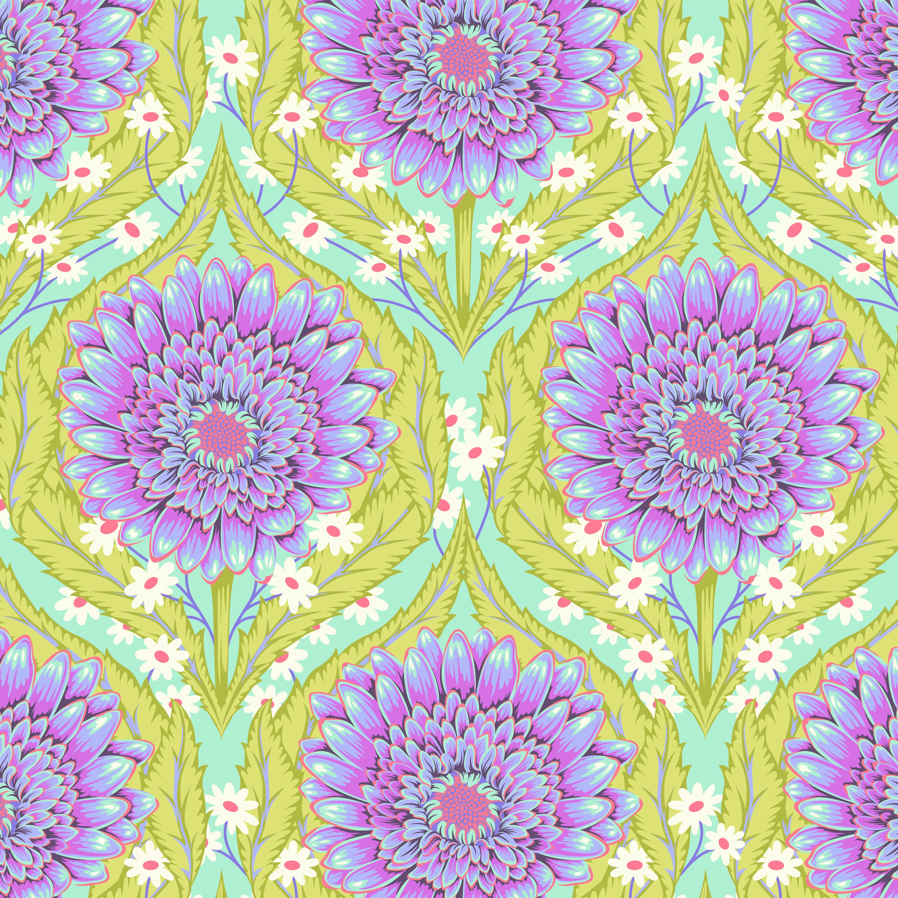 Untamed | Daisy and Confused - Nova with Neon Accents by Tula Pink for Free Spirit | PWTP236.NOVA