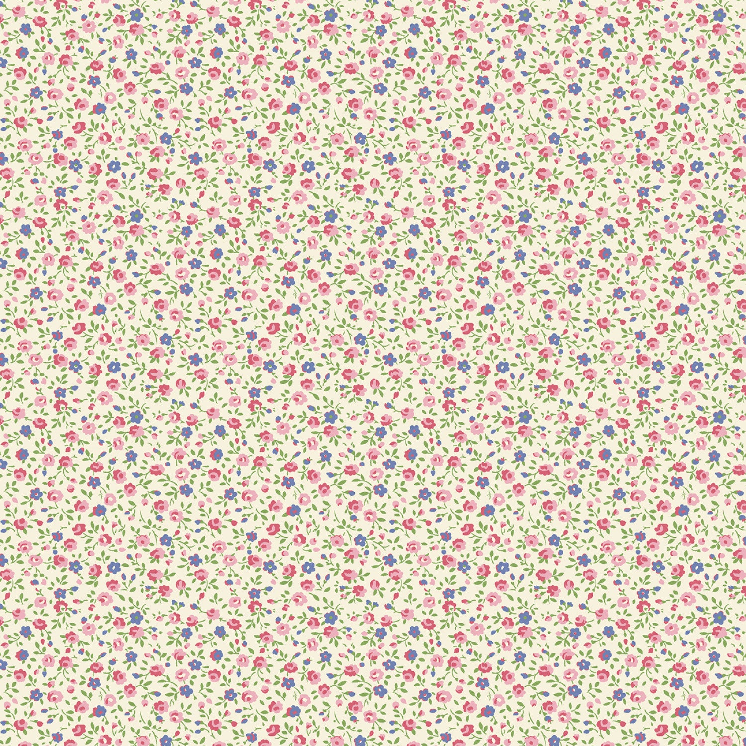 Aunt Grace Garden Variety | Pink Petite Floral by Judie Rothermel for Marcus Fabrics | R351027D-PINK