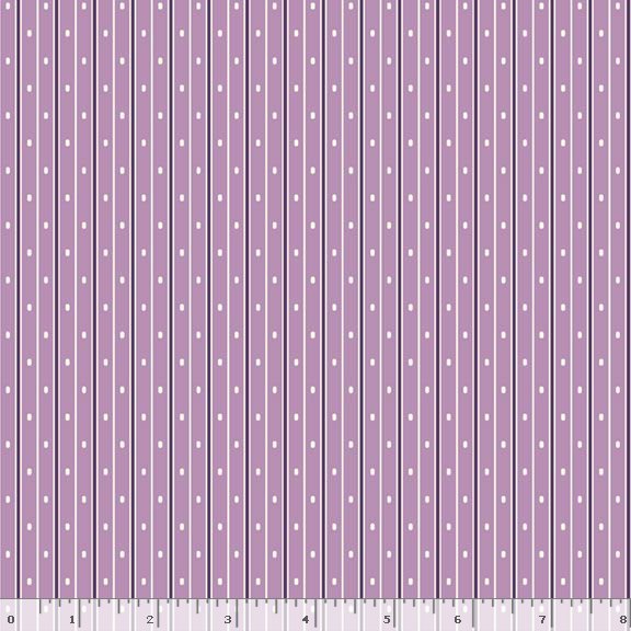 Aunt Grace Garden Variety | Lilac Pin Stripe Dot by Judie Rothermel for Marcus Fabrics | R351030D-LILAC