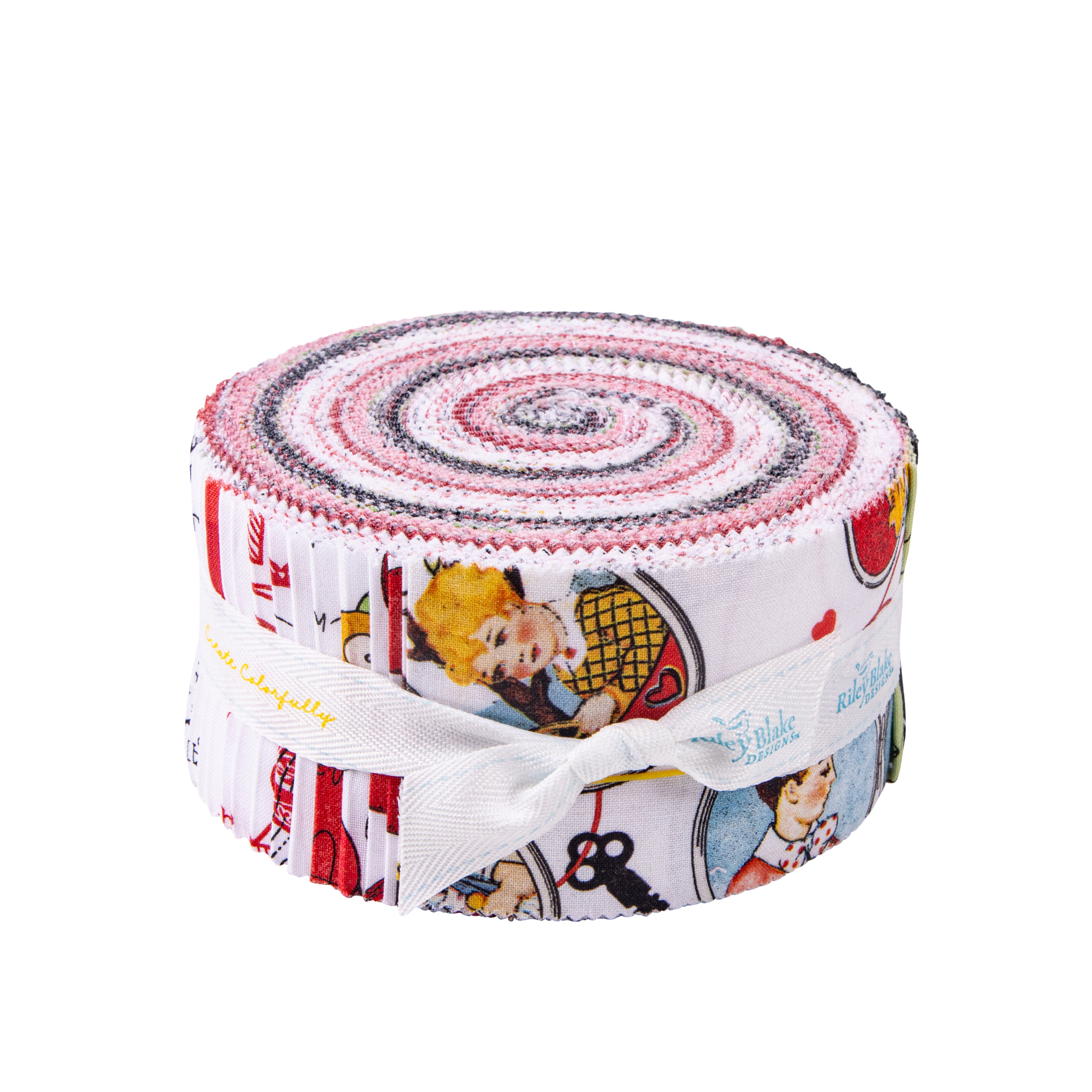 All My Heart | 2.5" Strip Roll by J. Wecker Frisch for Riley Blake | 40 pcs