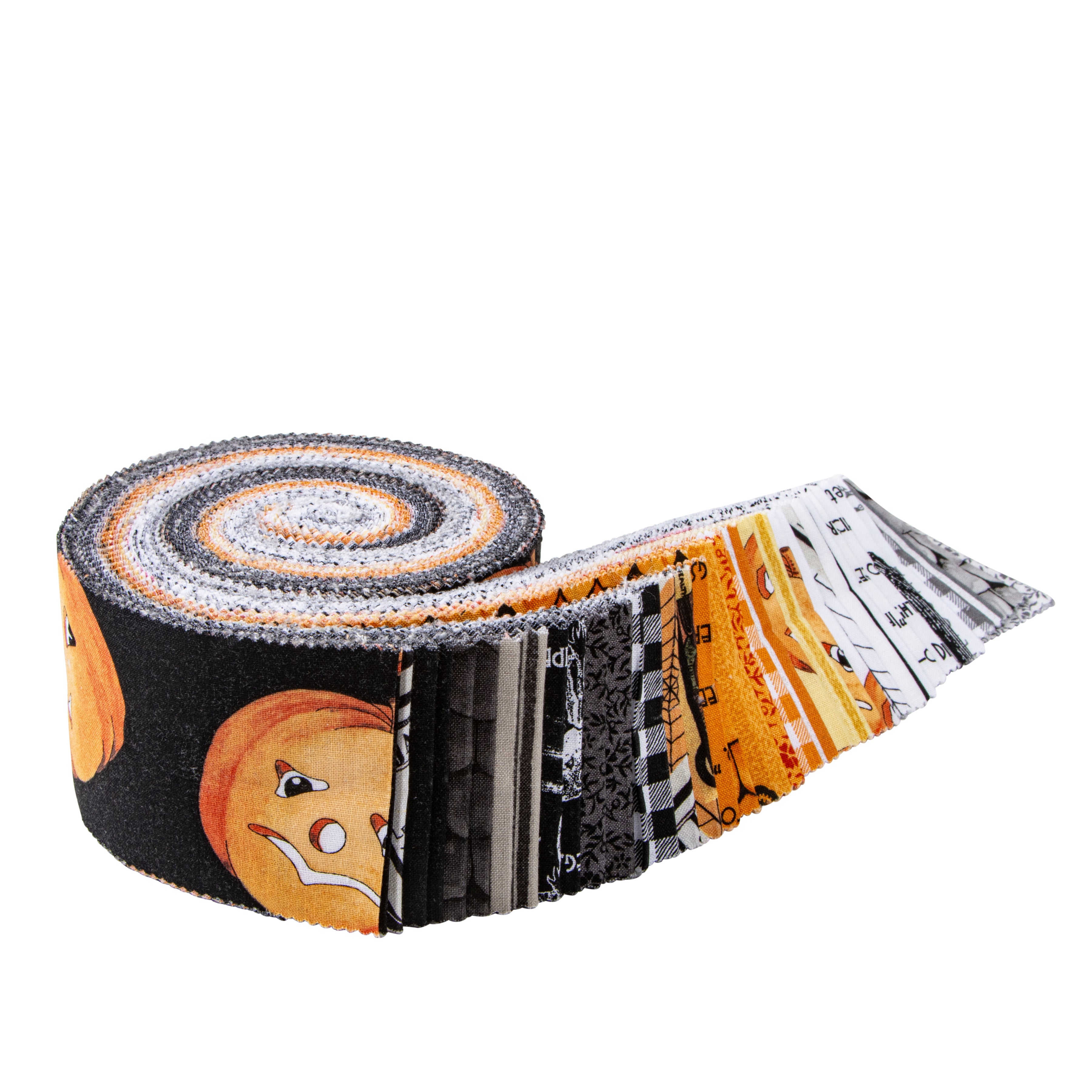 Pumpkin Patch | 2.5" Strip Roll by J. Wecker Frisch for Riley Blake | 40 pcs