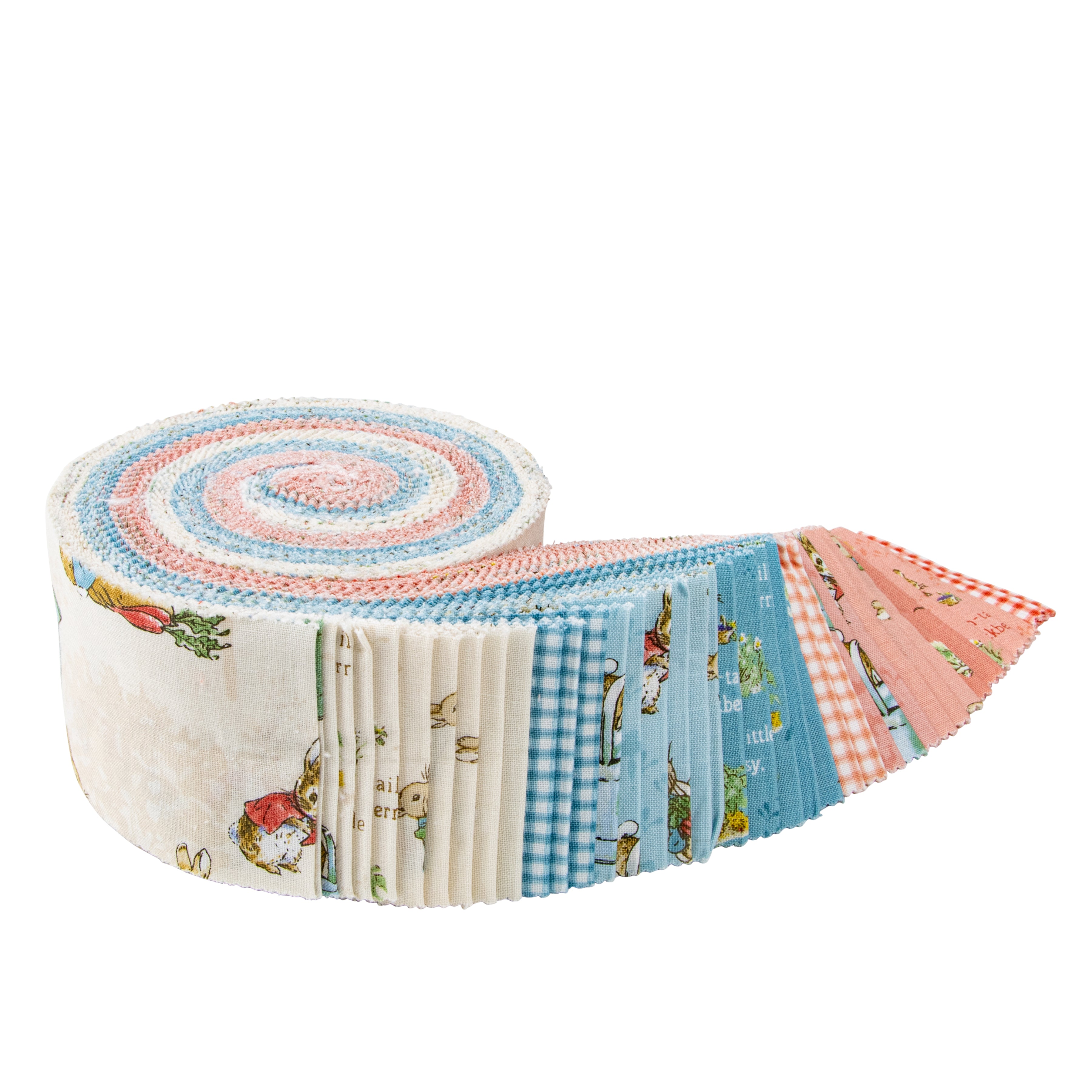 The Tale of Peter Rabbit | 2.5" Strip Roll by Beatrix Potter for Riley Blake | 40 pcs