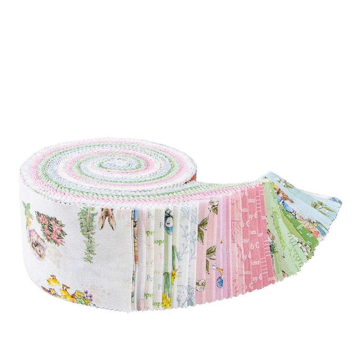 Peter Rabbit & Friends | 2.5" Strip Roll by Beatrix Potter for Riley Blake | 40 pcs