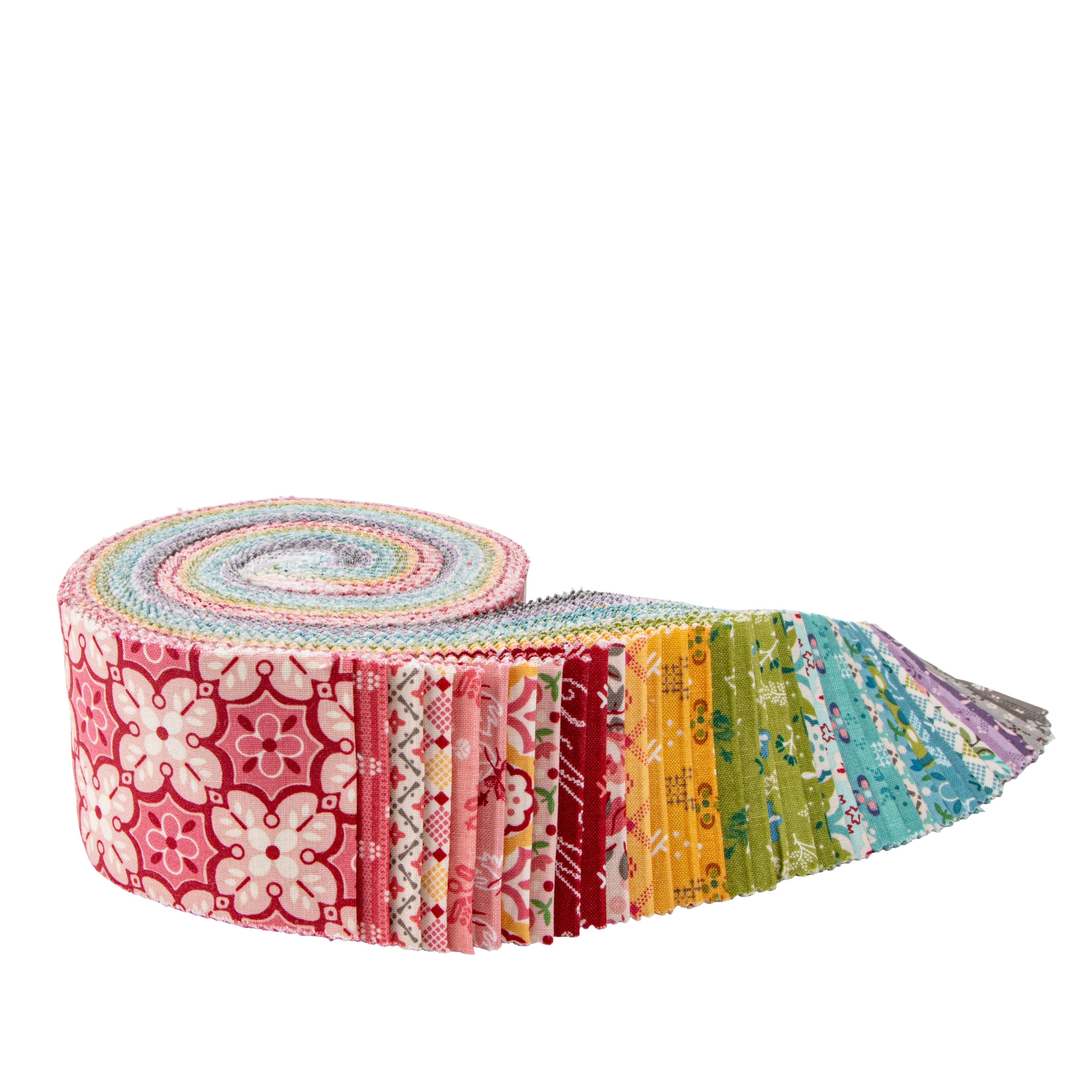 Piece & Plenty | 2.5" Strip Roll by Lori Holt for Riley Blake | 40 pcs