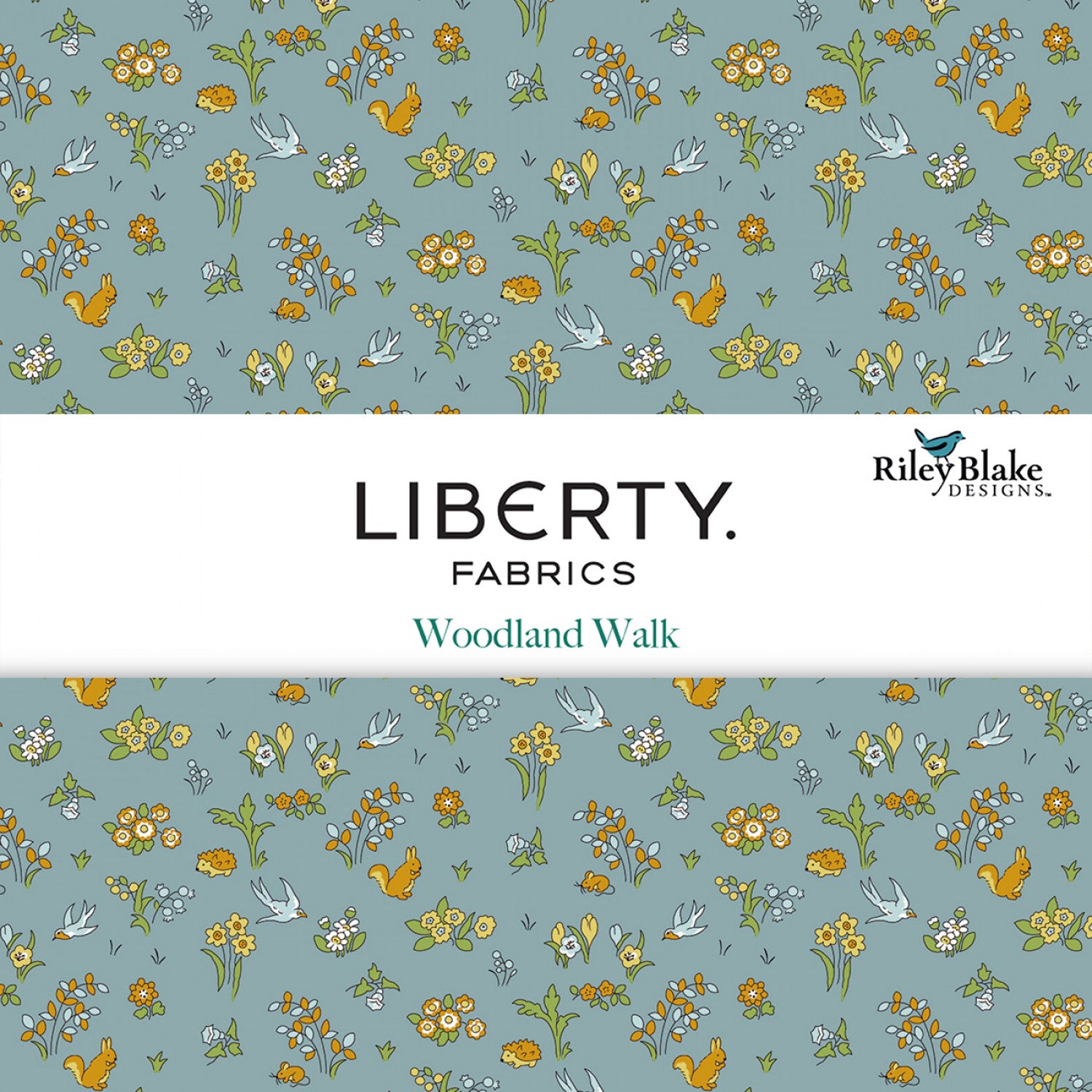 Woodland Walk - Misty Morning 2.5" Rolie Polie by Liberty Fabrics (40pcs)