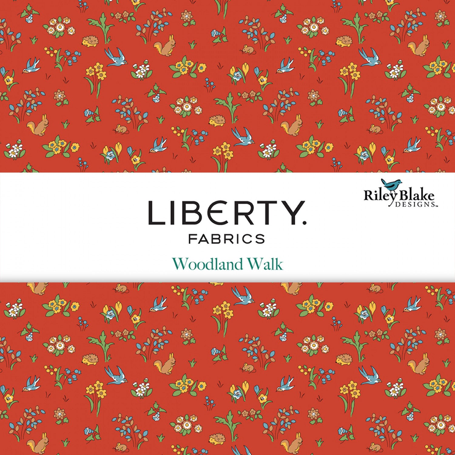 Woodland Walk - Hillside Adventure 2.5" Rolie Polie by Liberty Fabrics (40pcs)