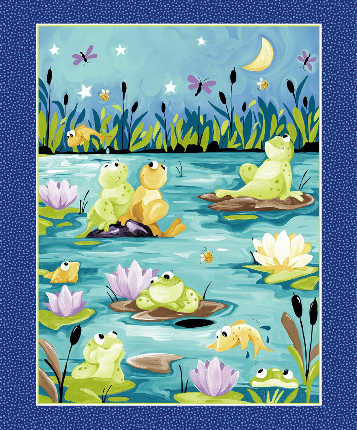 Paul's Pond | 36"x44" Quilt Panel by Susybee for Clothworks