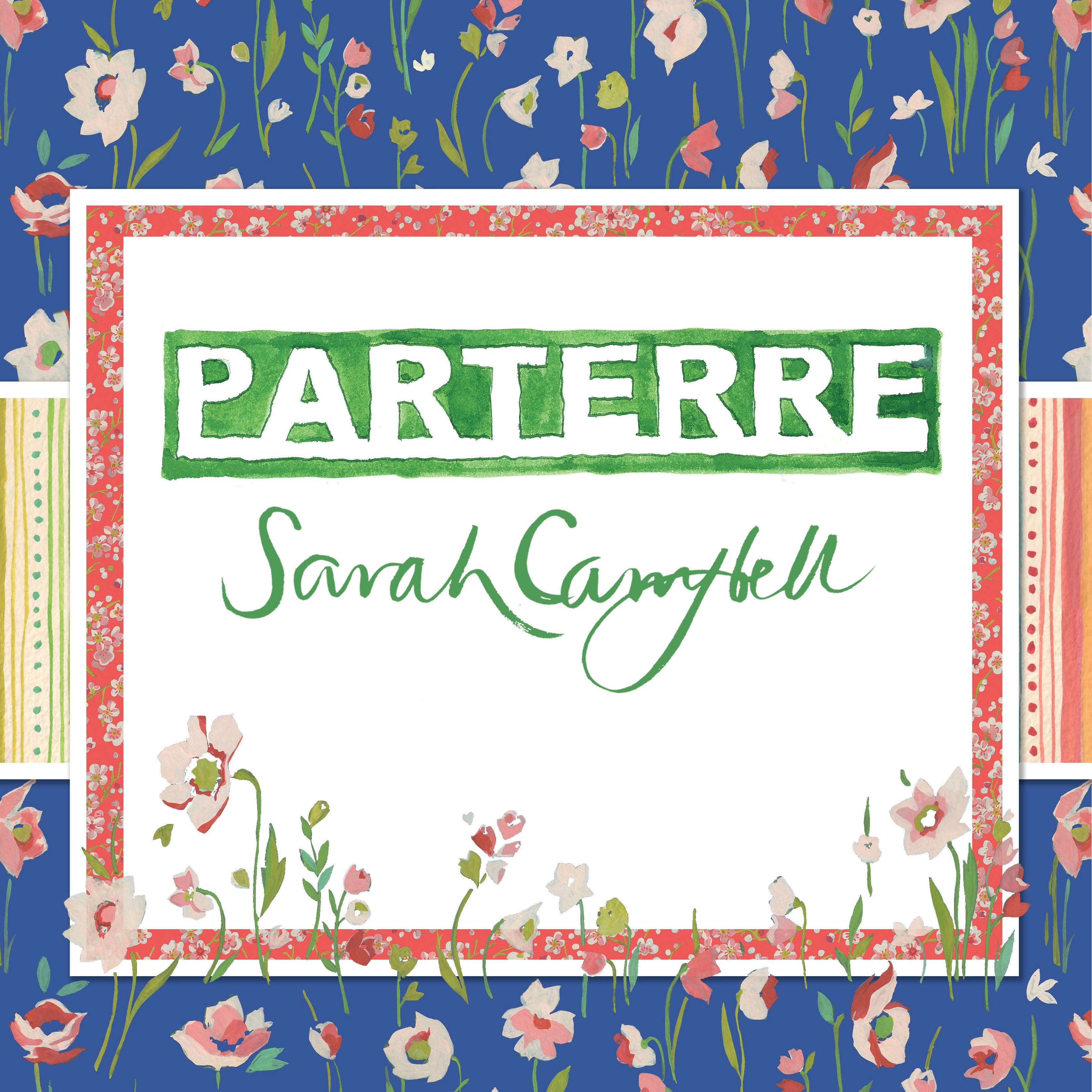 Parterre - Bountiful Coral by Sarah Campbell for Free Spirit