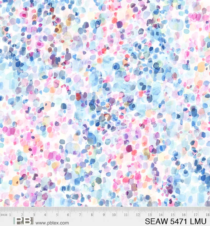 Sea Glass 108" | Quilt Backing by P&B Textiles | SEAW5471-LMU