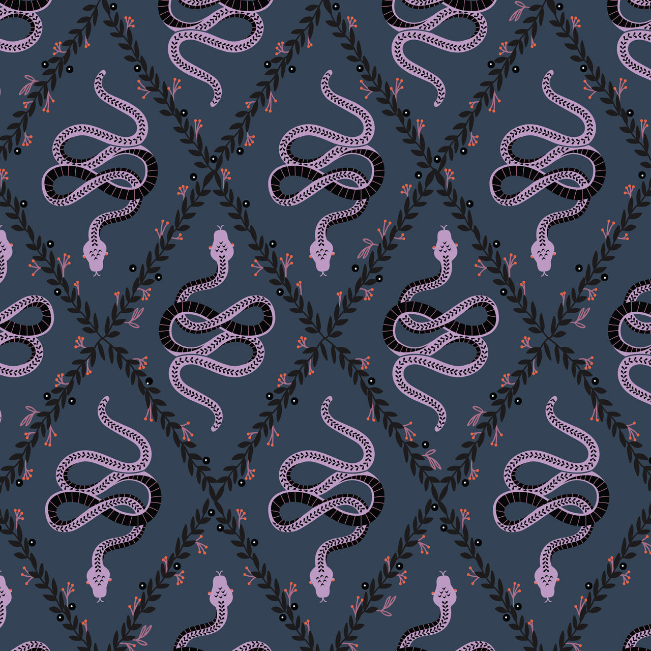 Spellbound - Snake Tapestry by Sally Mountain for Dashwood Studio | DASPELL2452