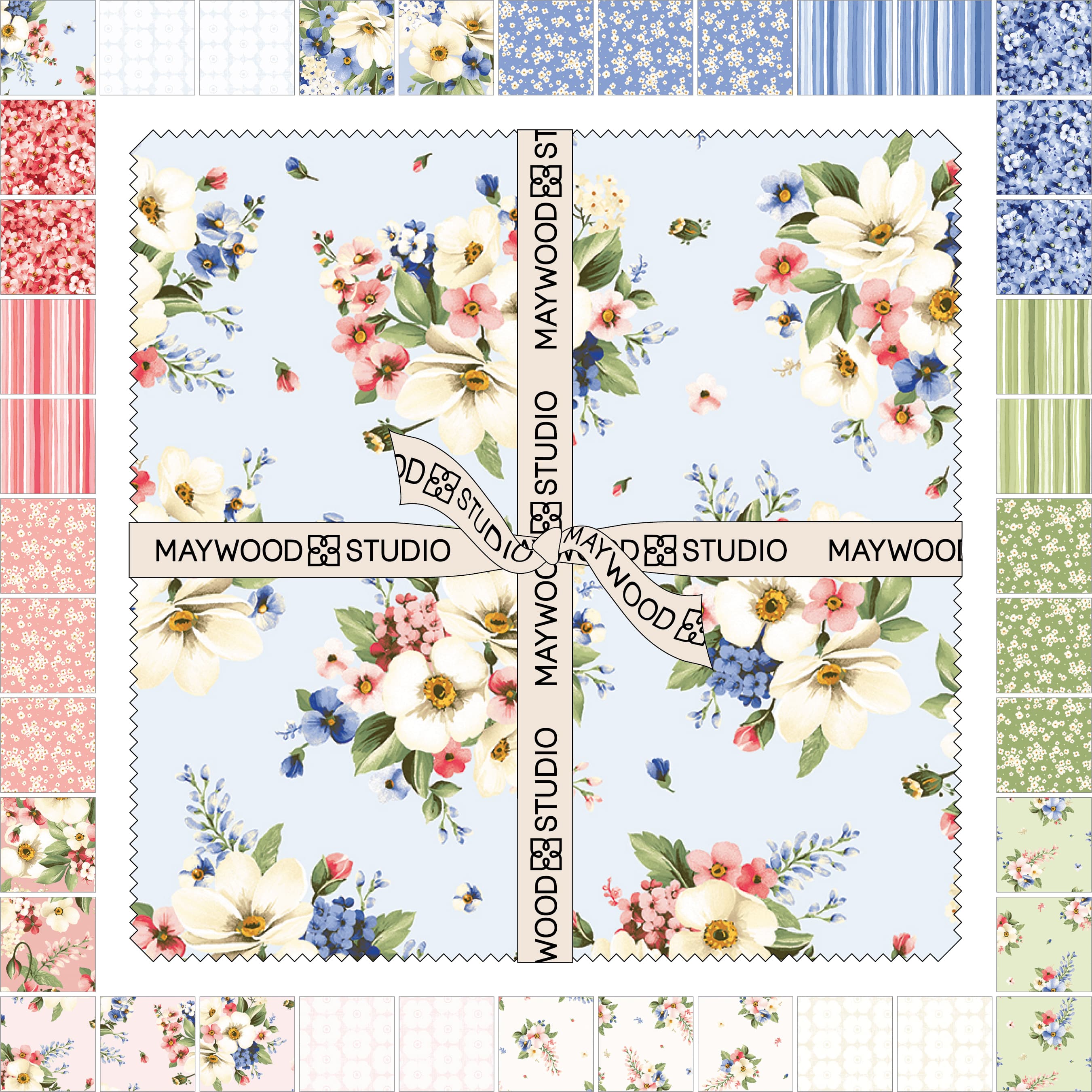 Windflower | 10" Square Pack by Maywood Studio | 42pcs