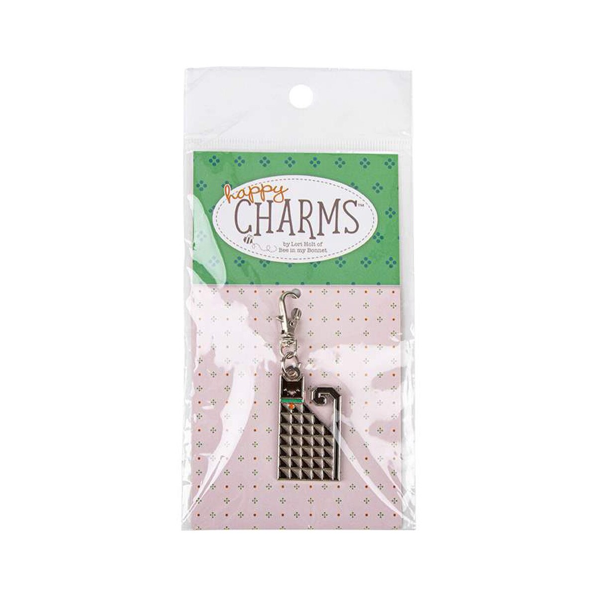 Happy Charms | Cat Enameled Key Chain by Lori Holt | ST-33026