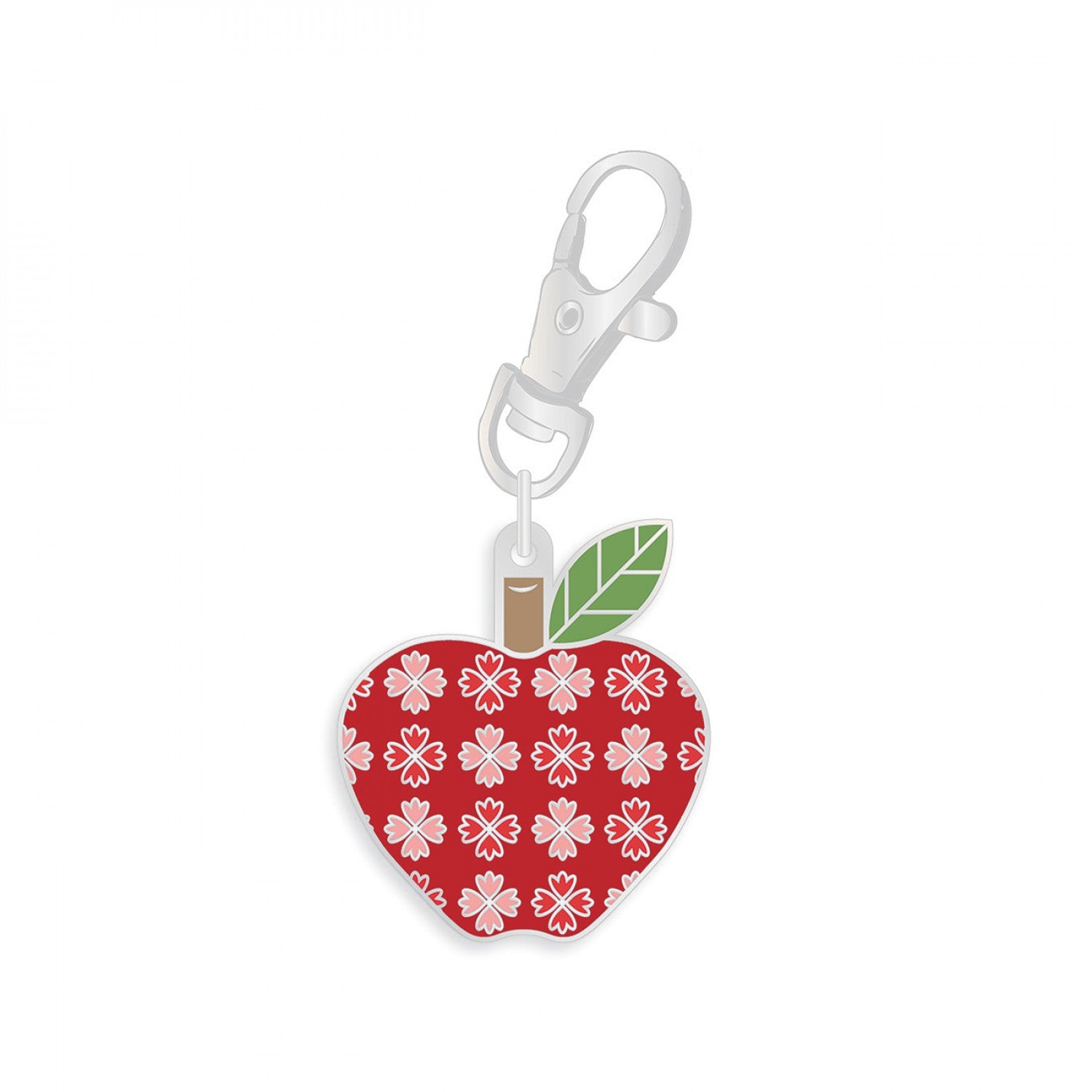 Happy Charms | Apple Enameled Key Chain by Lori Holt | ST-34992