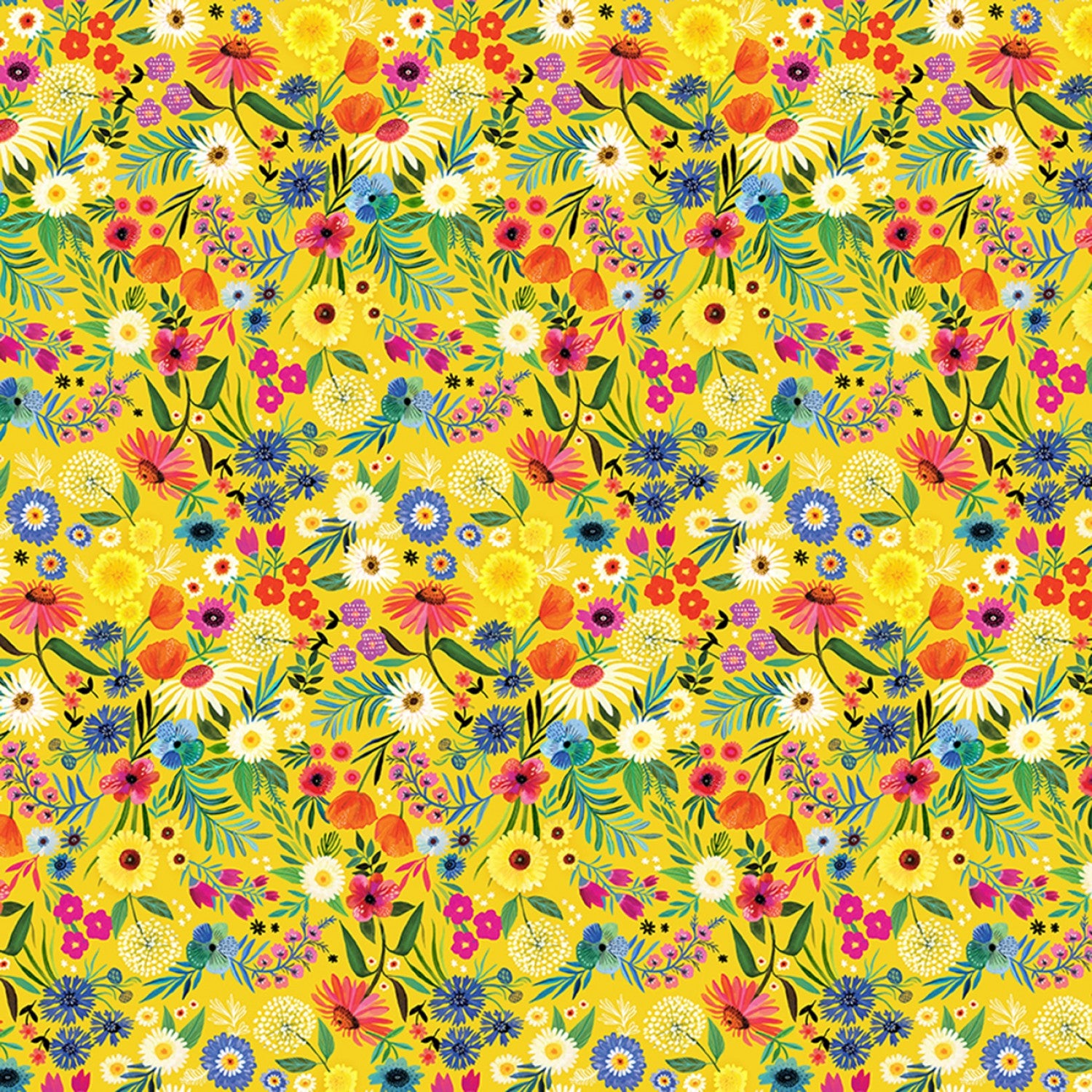 Somebunny to Love | Spring Floral Freesia by Miriam Bos for Dear Stella | STELLA-DMB2729