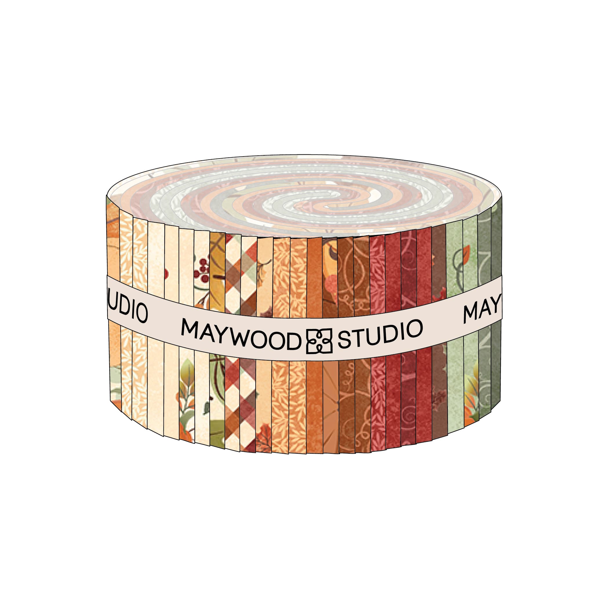 Hello Autumn | 2.5" Strip Roll by Monique Jacobs for Maywood Studio | 40 pcs