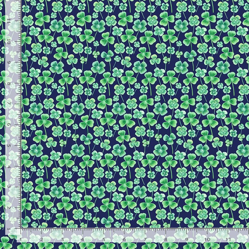 Somebunny to Love | Clover Navy by Miriam Bos for Dear Stella | STELLA-DMB2734