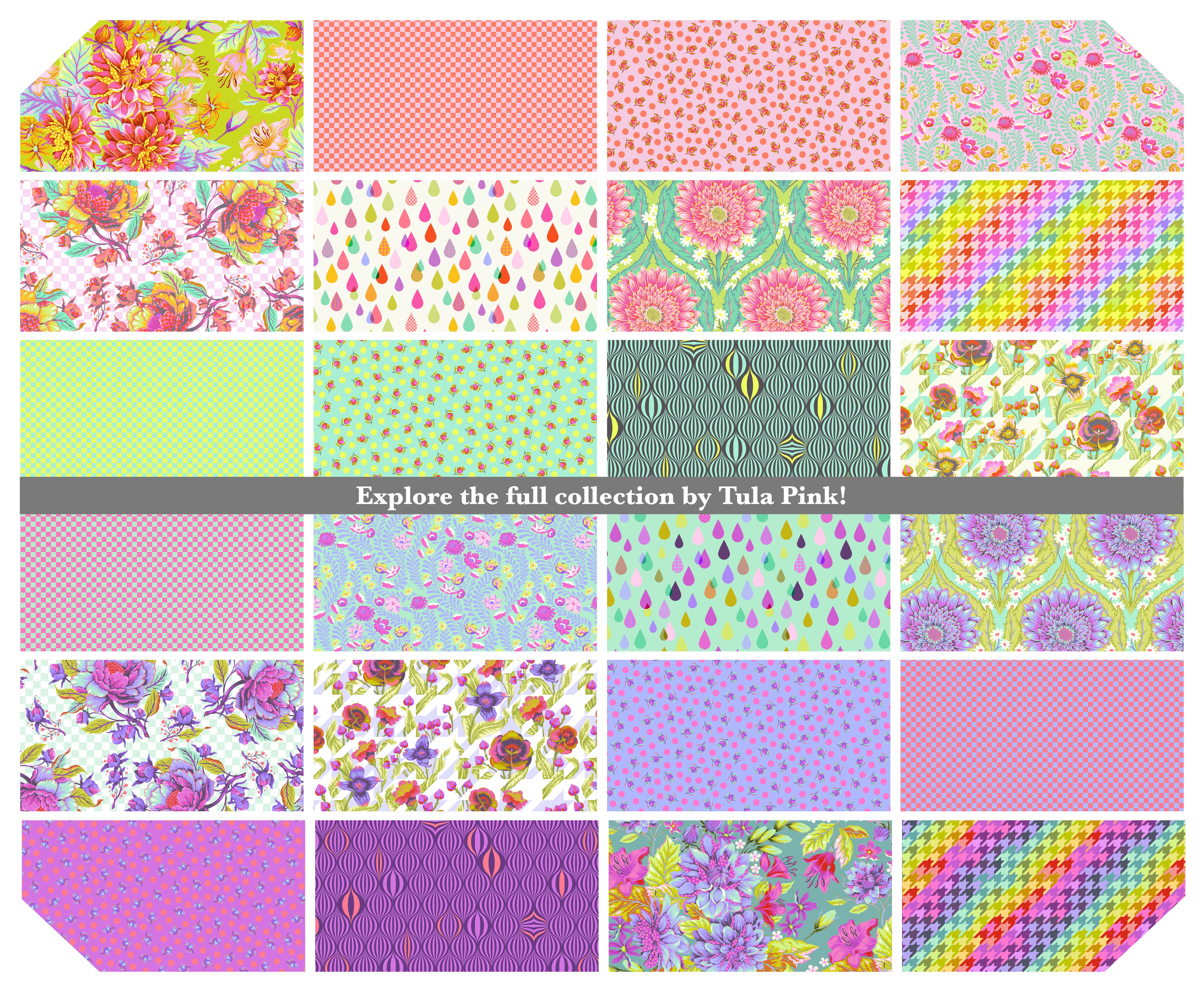 Untamed | Sweet Tooth - Cosmic with Neon Accents by Tula Pink for Free Spirit | PWTP238.COSMIC