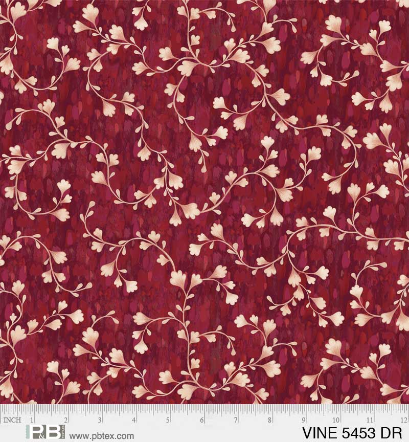 Vineyard 108" Quilt Backing | Dark Red | Jeremiah Ketner for P&B Textiles
